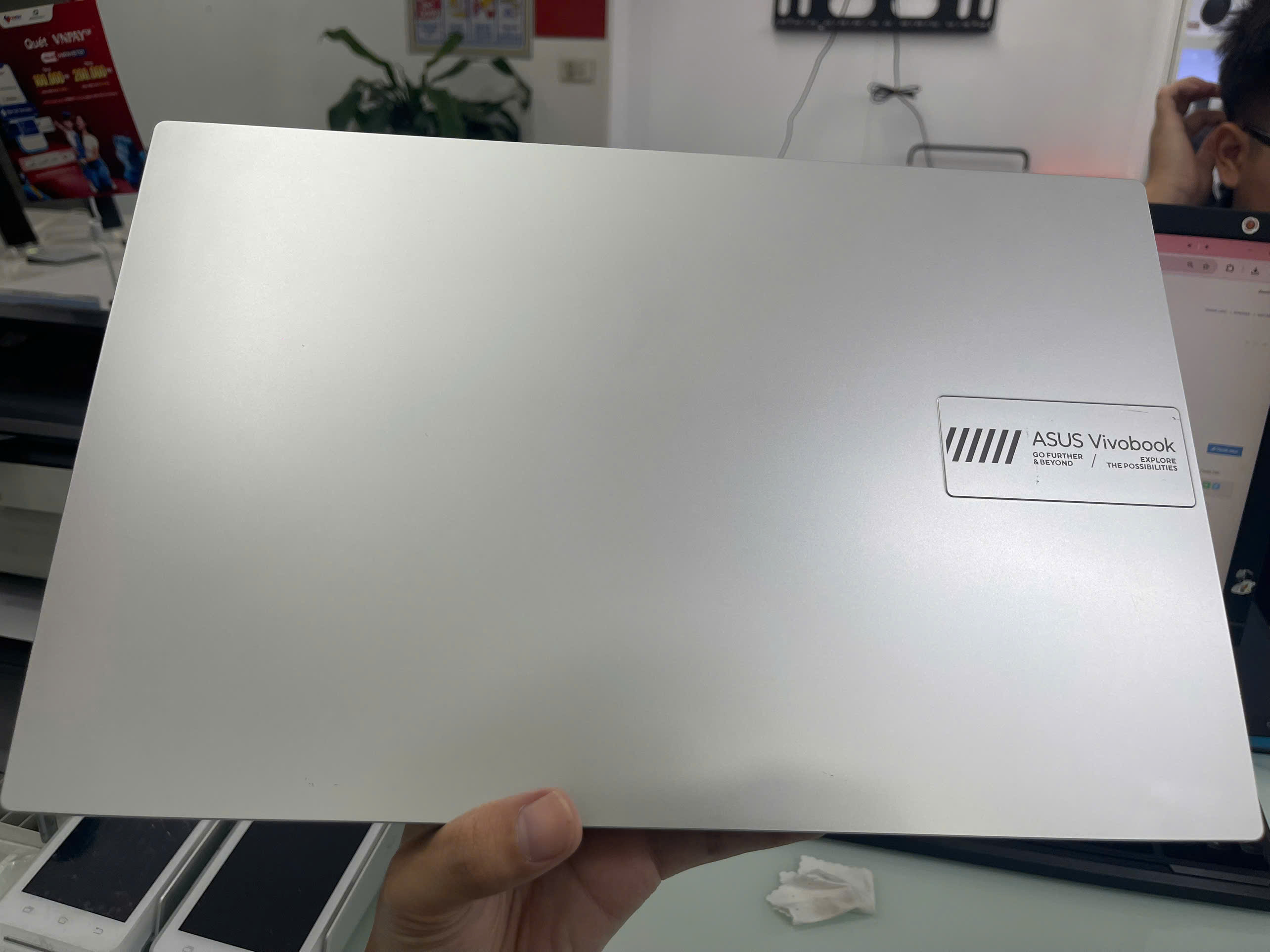 Máy tính xách tay Asus E1504F R5-7520U/16GB/512GB SSD/UMA/15.6FHD/ax+BT/FP/Win 11/Bạc/2YW_E1504FA-NJ454W - T5N0CV14M30921D - NJ4