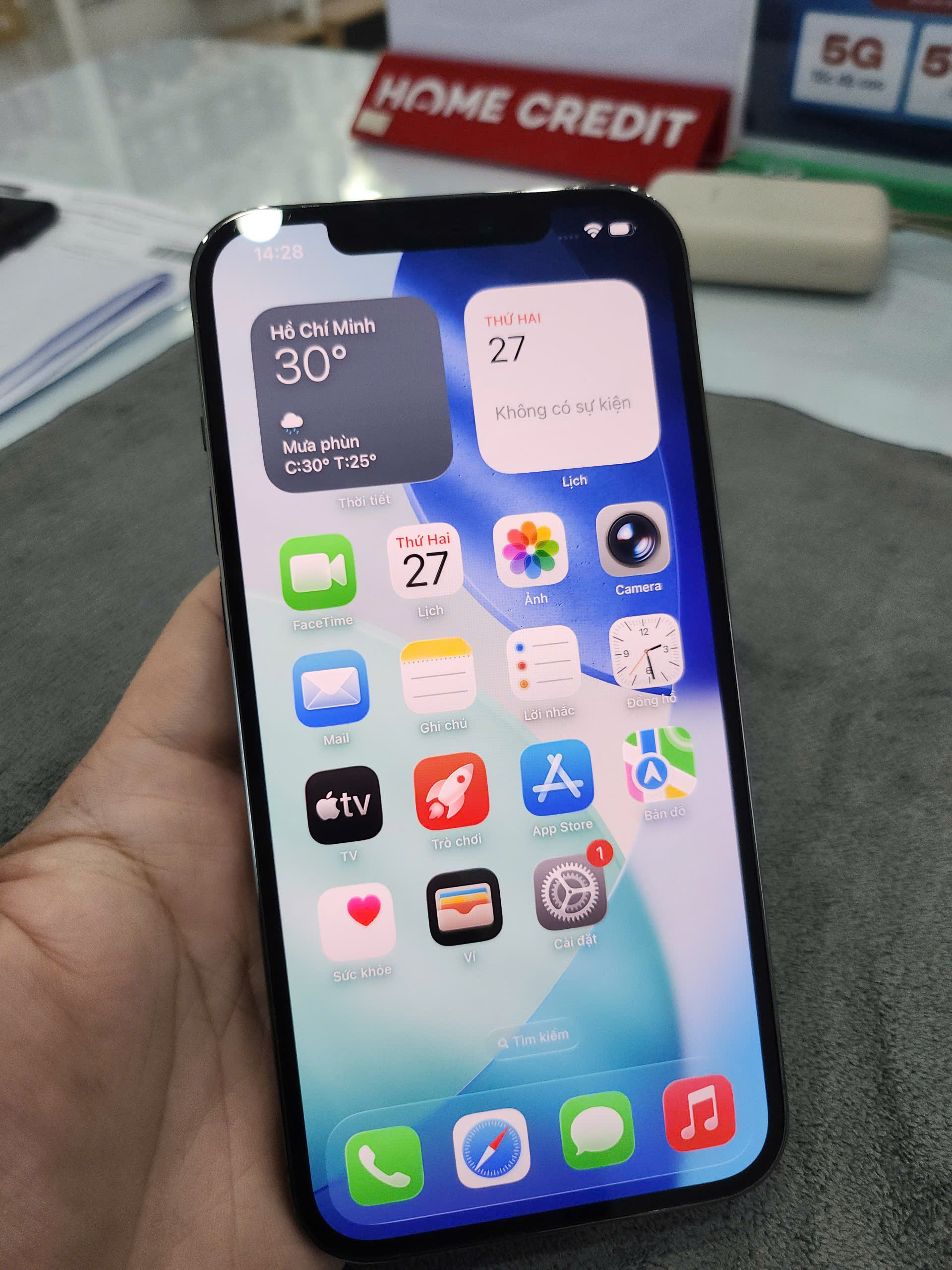 ĐTDĐ Apple iPhone 12 Pro Max 256GB Graphite - Cũ