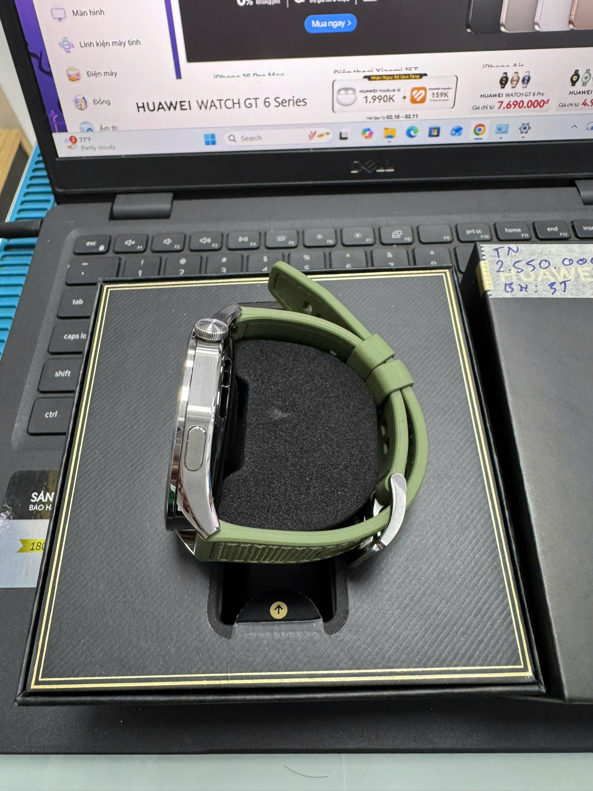 Đồng hồ thông minh HUAWEI WATCH GT4 46mm (PNX-B19)/Dây Woven/XANH-TN (6942103104855_DM) 