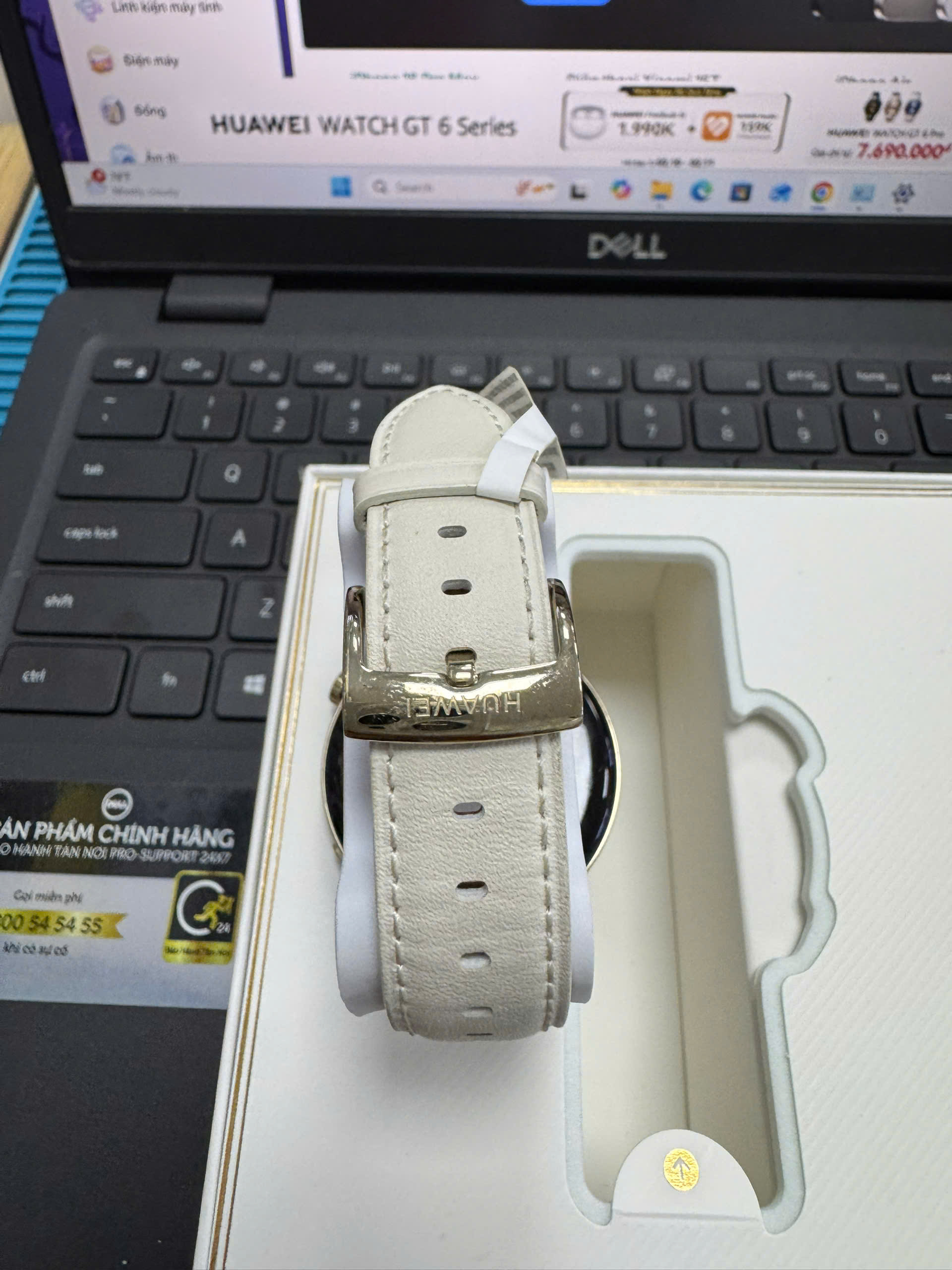 Đồng hồ thông minh HUAWEI JNA-B19 GT5 41mm/DÂY DA/TRẮNG_DEMO