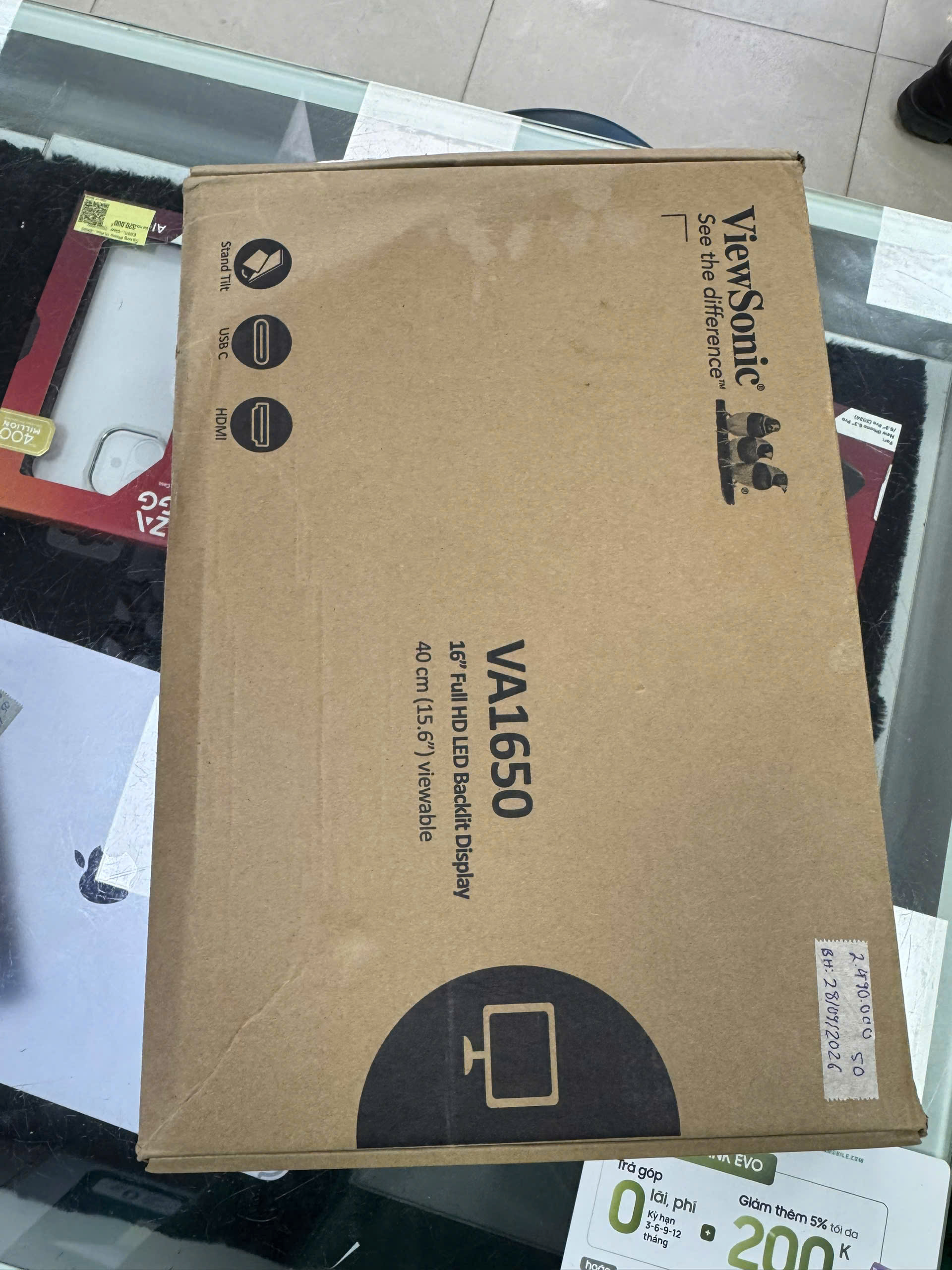 Màn hình di động ViewSonic VA1650