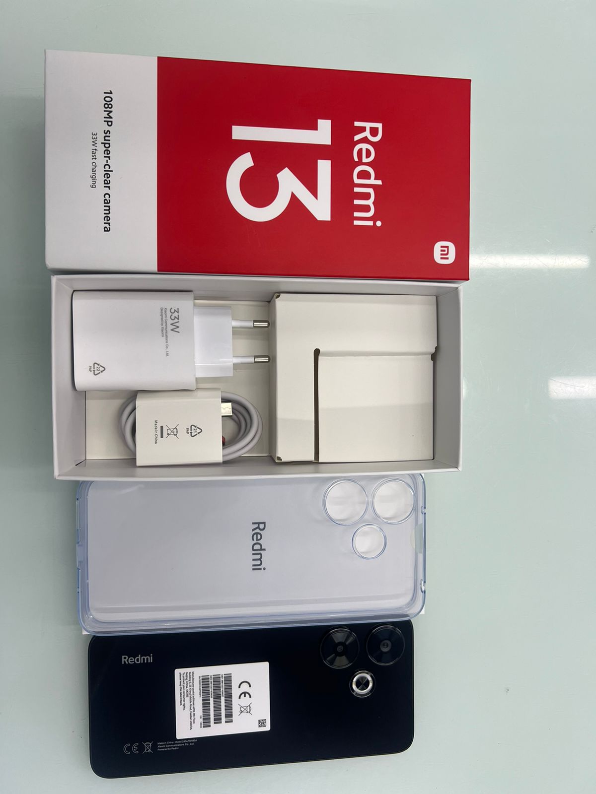 Điện thoại di động Redmi 13 Midnight Black 6GB RAM 128GB ROM (2404ARN45A)_MZB0GYSEU