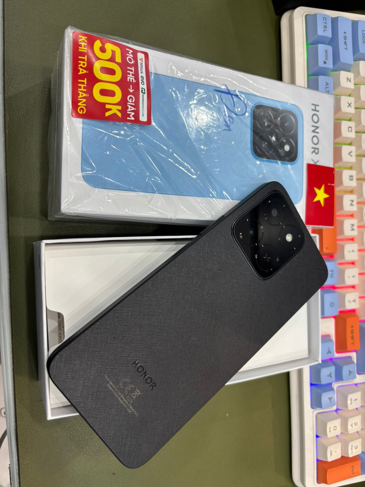 Điện thoại thông minh Honor X5b Plus (4+128GB) Đen (Midnight Black)