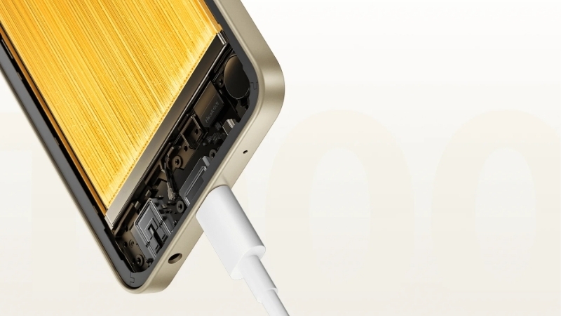 Hỗ trợ sạc công suất 15W.