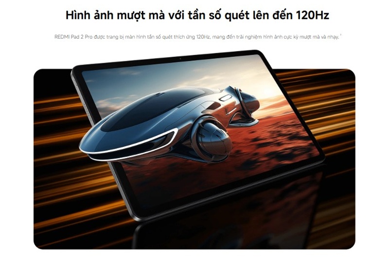 Tần số quét thích ứng 120Hz.