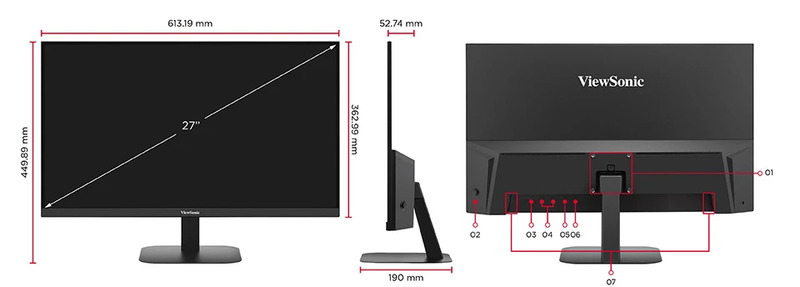 Mua màn hình ViewSonic VA2708-4K-MHD chính hãng, giá tốt tại Hoàng Hà Mobile
