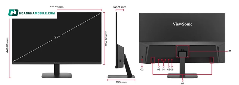 Mua màn hình ViewSonic VA2708-4K-MHD chính hãng, giá tốt tại Hoàng Hà Mobile Mua màn hình ViewSonic VA2708-4K-MHD chính hãng, giá tốt tại Hoàng Hà Mobile