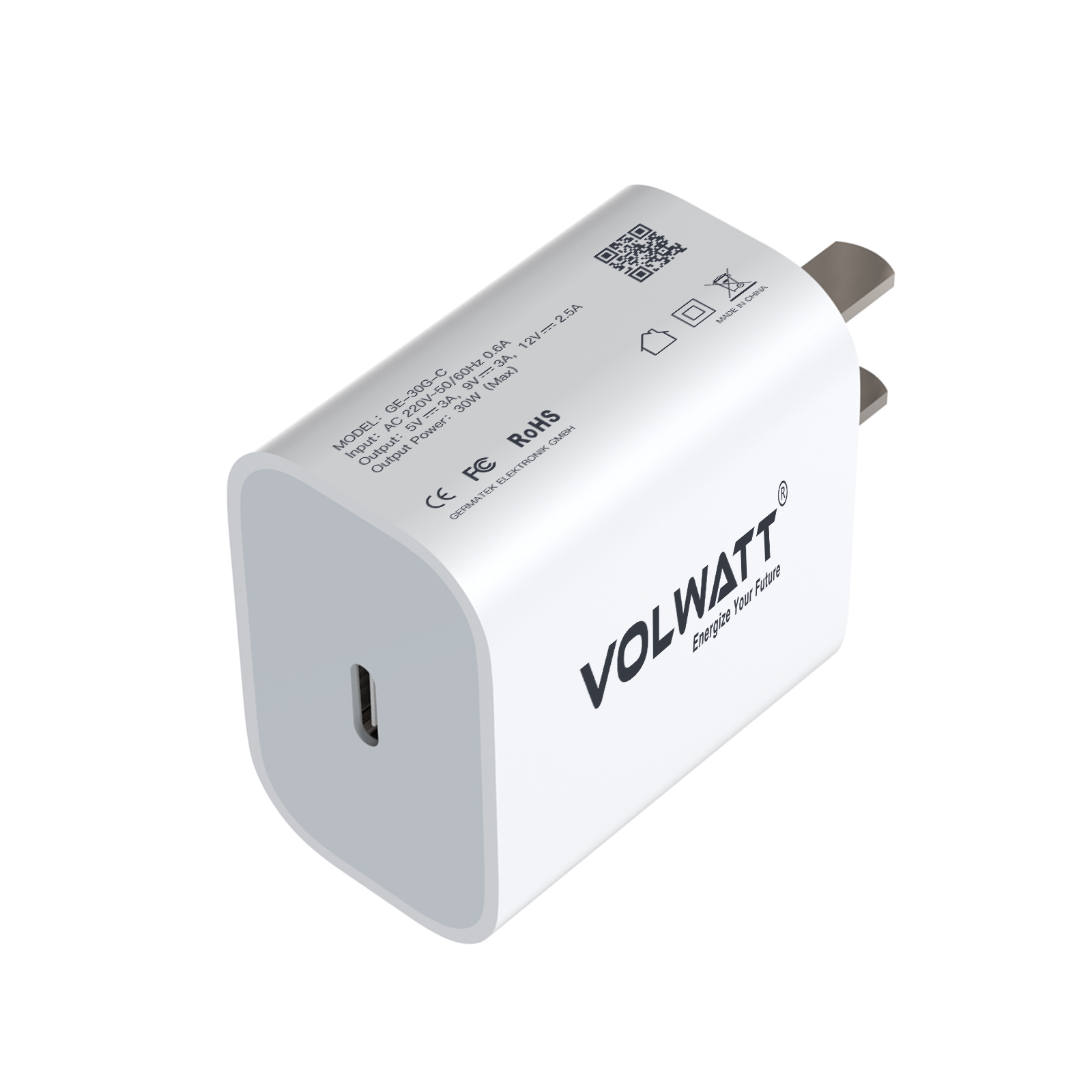 Củ sạc Volwatt Super Fast Charger 30W GE-30G-C