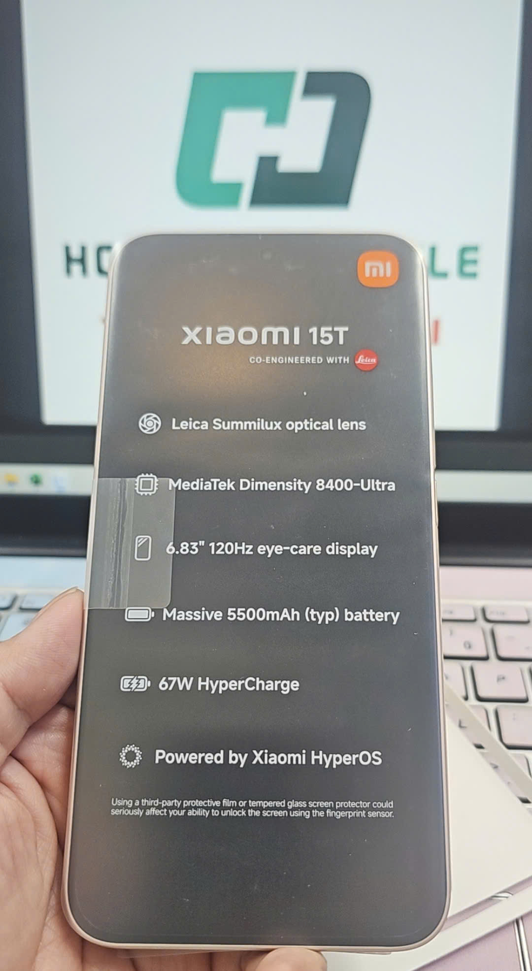 ĐIỆN THOẠI DI ĐỘNG (TEL) XIAOMI 15T 6.83"/MTK D8400 Ultra/12G/512G/50+50+12MP/32MP/5500mAh - TBH