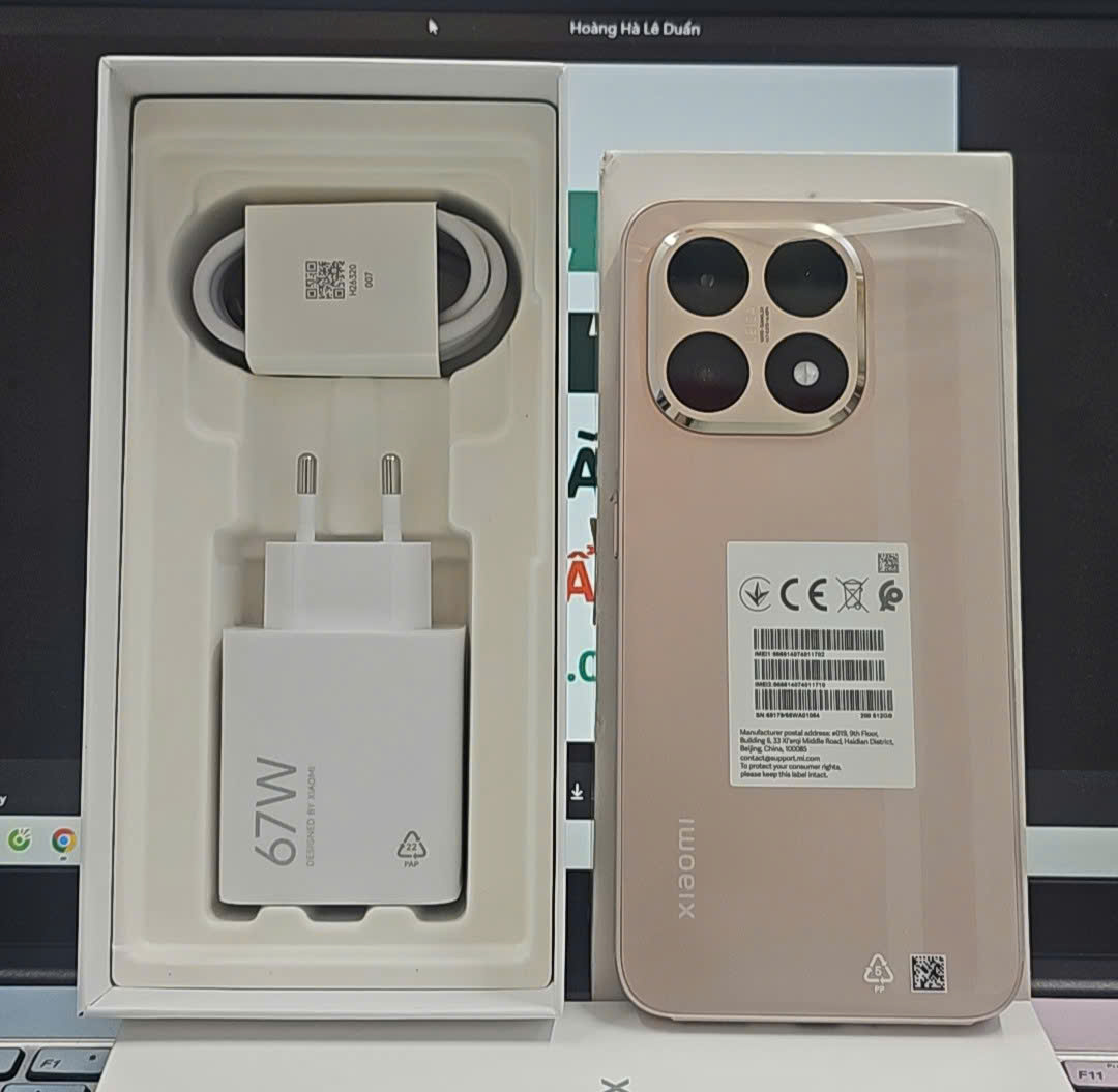 ĐIỆN THOẠI DI ĐỘNG (TEL) XIAOMI 15T 6.83"/MTK D8400 Ultra/12G/512G/50+50+12MP/32MP/5500mAh (25069PTEBG)/VÀNG