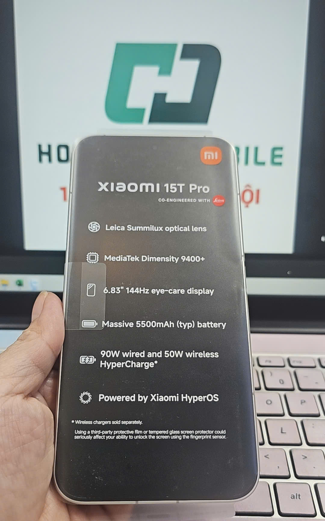 ĐIỆN THOẠI DI ĐỘNG (TEL) XIAOMI 15T 6.83"/MTK D8400 Ultra/12G/512G/50+50+12MP/32MP/5500mAh (25069PTEBG)/VÀNG