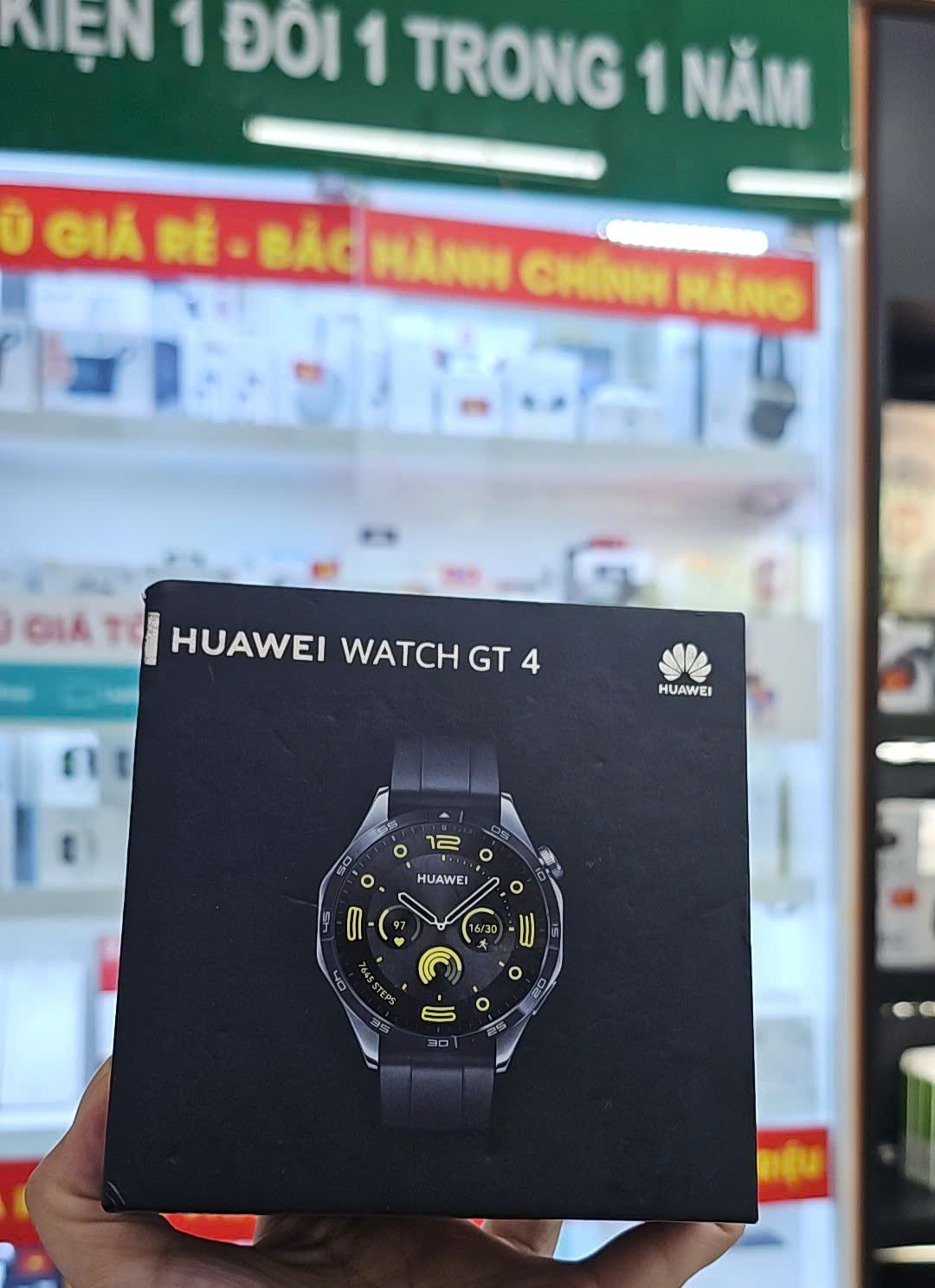 Đồng hồ thông minh HUAWEI WATCH GT4 46mm (PNX-B19)/Dây Fluoroelastomer ADU/ĐEN - Cũ