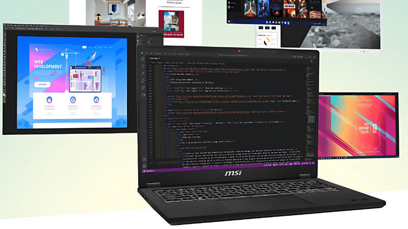 Màn hình 14 inch Full HD.