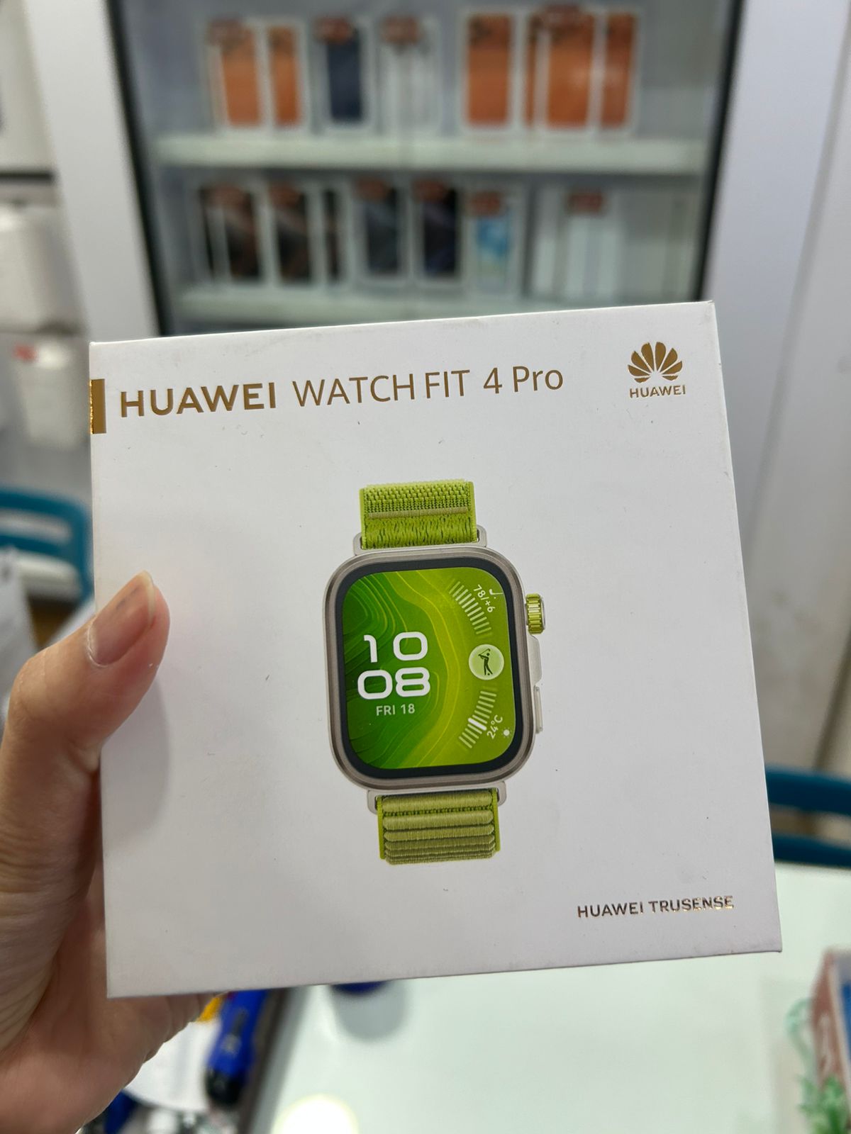 ĐỒNG HỒ THÔNG MINH(WATCH)HUAWEI SYA-B29 FIT 4 Pro/DÂY Nylon/XANH LÁ