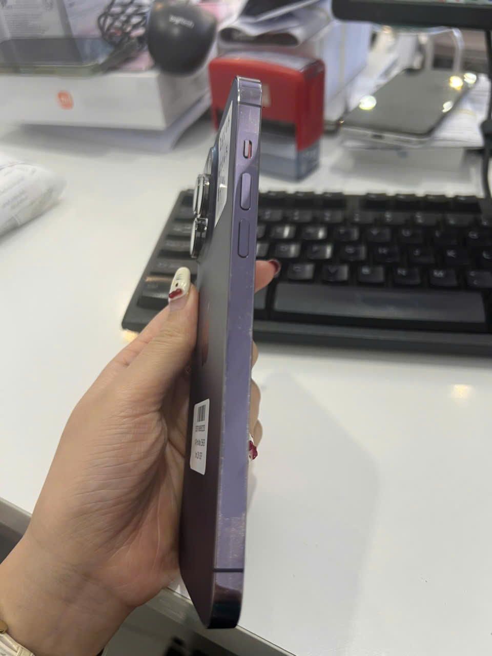 ĐTDĐ Apple iPhone 14 Pro Max 256GB Deep Purple - Cũ - 353791986862263 - IPC14MP256 123 Vạn Phúc