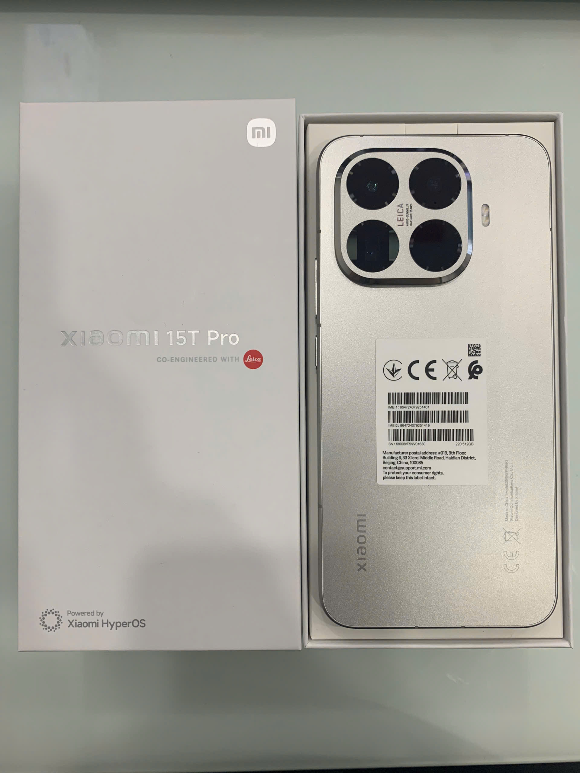 ĐIỆN THOẠI DI ĐỘNG (TEL) XIAOMI 15T PRO 6.83"/MTK D9400+/12G/512G/50+50+12MP/32MP/5500mAh (2506BPN68G)/XÁM (6932554447427) - 864