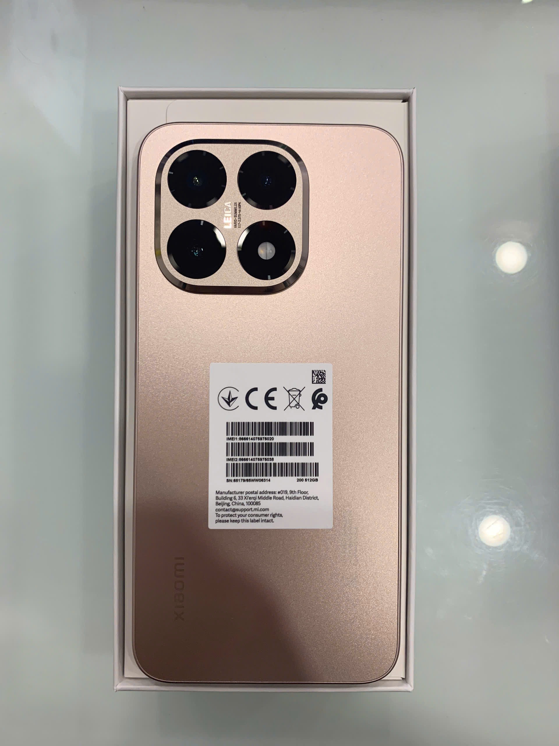 ĐIỆN THOẠI DI ĐỘNG (TEL) XIAOMI 15T 6.83"/MTK D8400 Ultra/12G/512G/50+50+12MP/32MP/5500mAh (25069PTEBG)/VÀNG (6932554451400) - 8