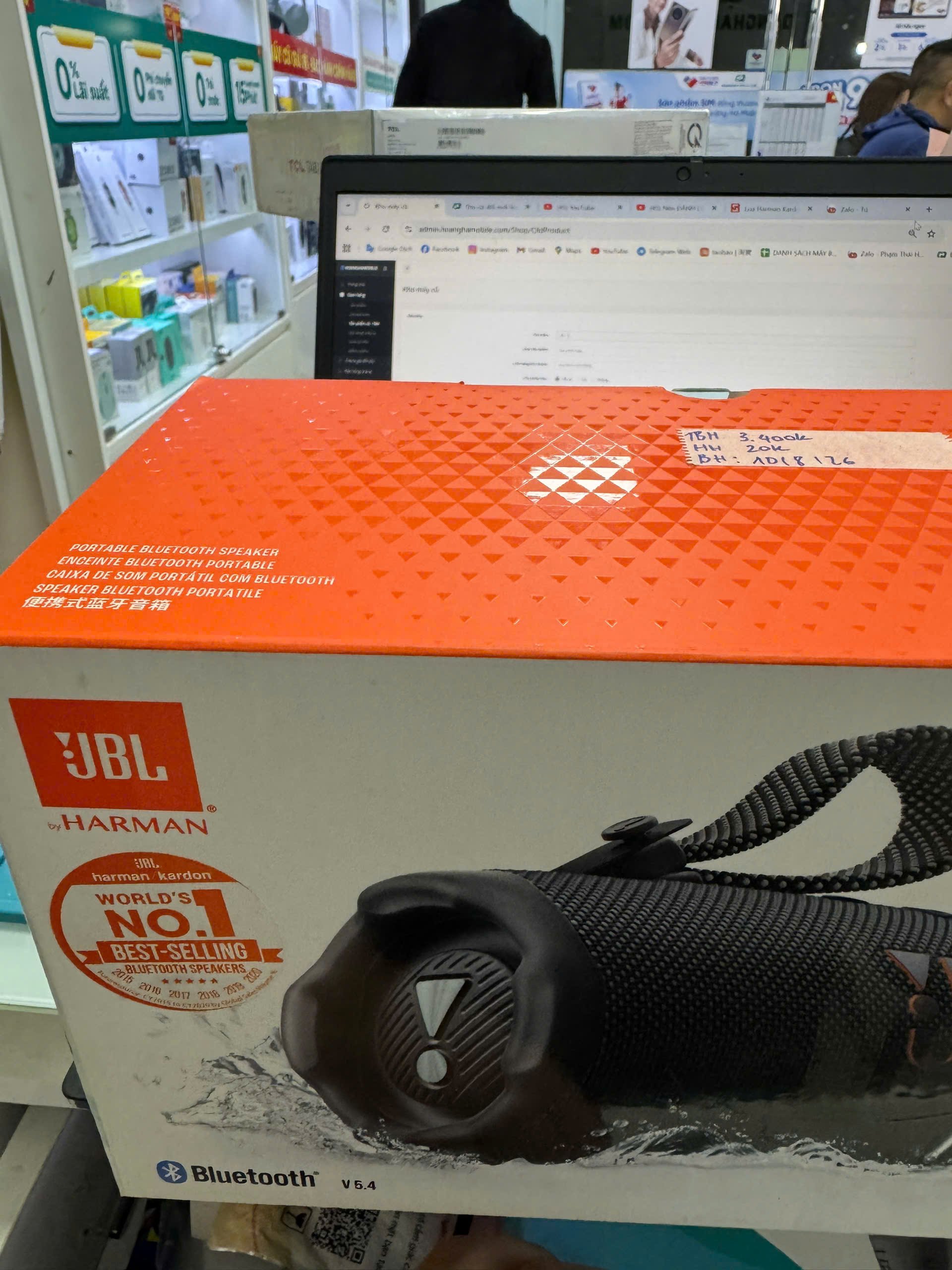 Loa Bluetooth JBL Charge 6 - Black 