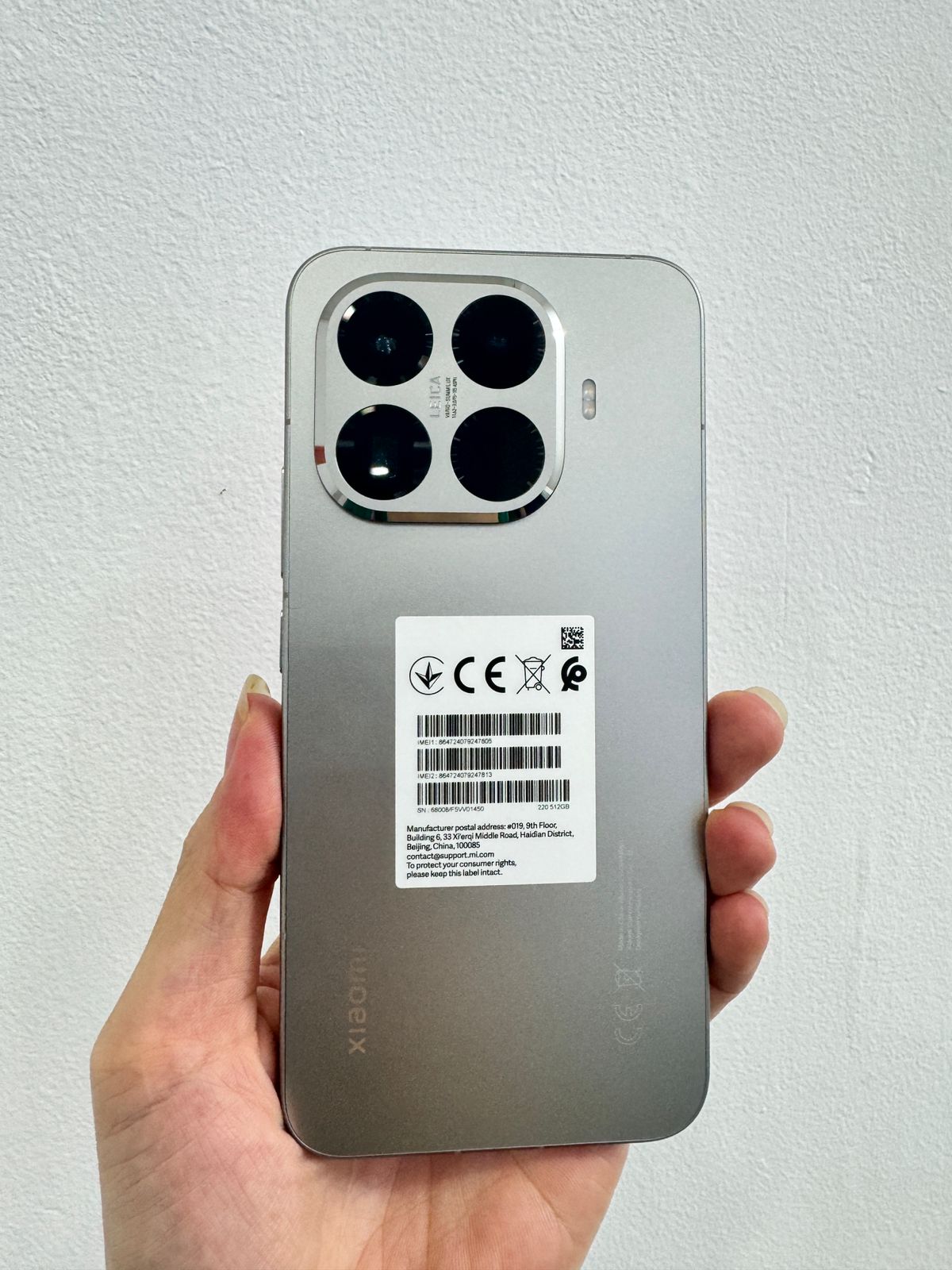 ĐIỆN THOẠI DI ĐỘNG (TEL) XIAOMI 15T PRO 6.83"/MTK D9400+/12G/512G/50+50+12MP/32MP/5500mAh (2506BPN68G)/XÁM (6932554447427)