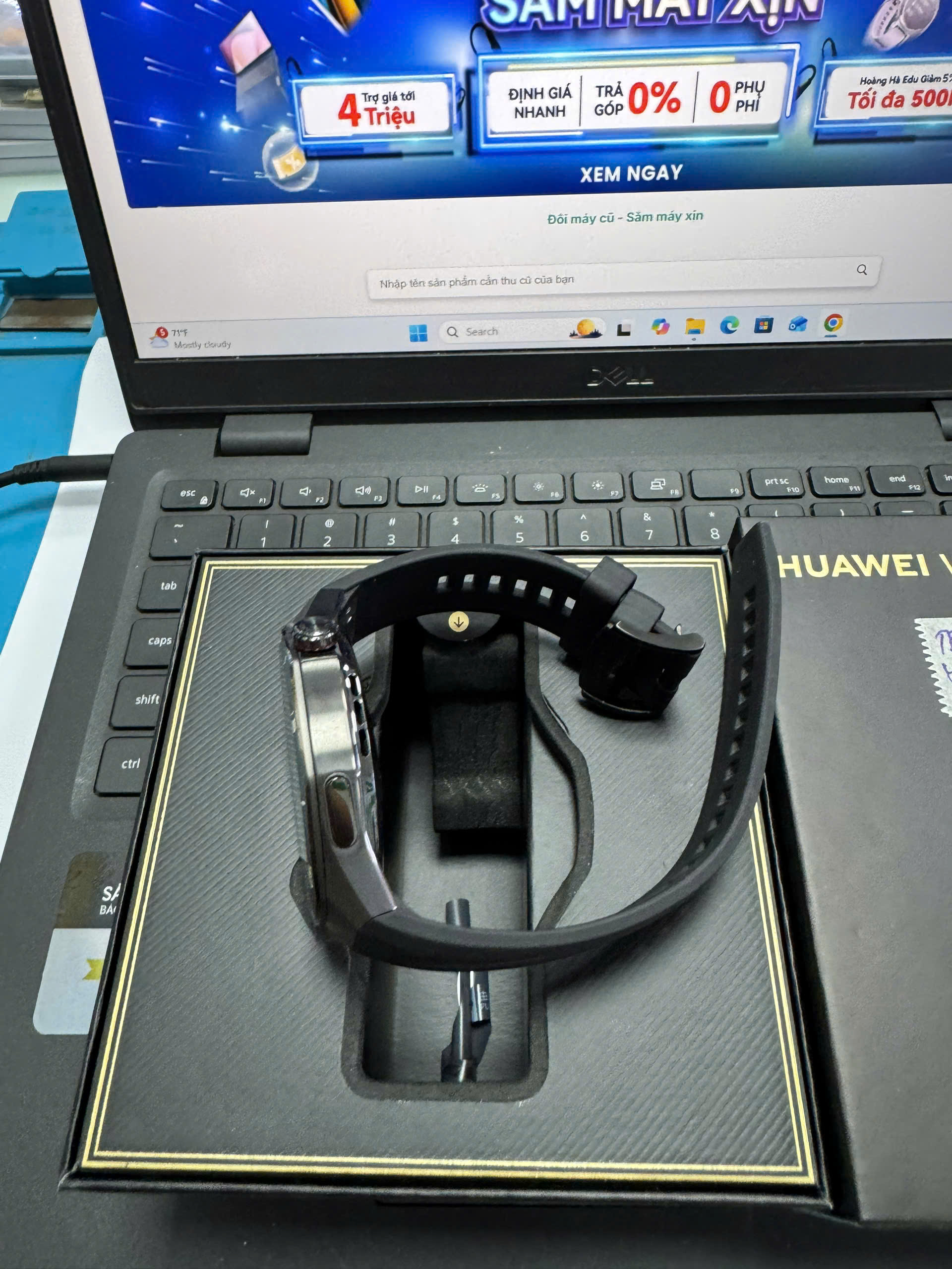 Đồng hồ thông minh HUAWEI VLI-B29 GT5 Pro 46mm/DÂY Fluoroelastomer/ADU ĐEN_DEMO(6942103130953_DM)