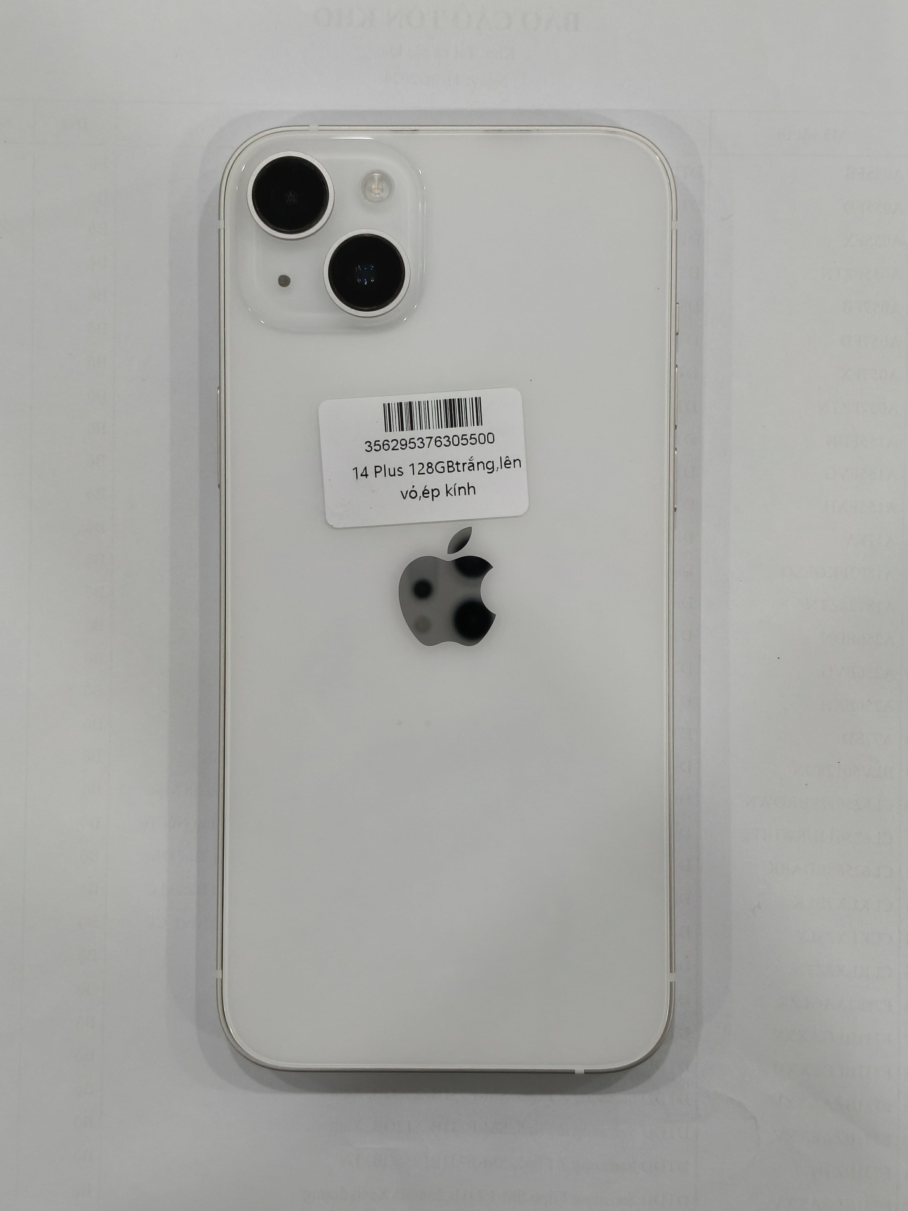 ĐTDĐ Apple iPhone 14 Plus 128GB Starlight - Cũ 