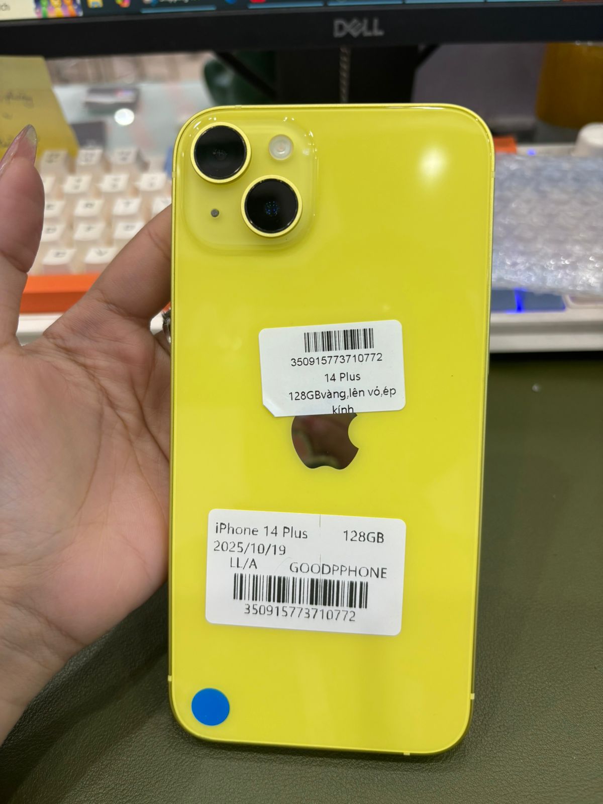 ĐTDĐ Apple iPhone 14 Plus 128GB Yellow - Cũ