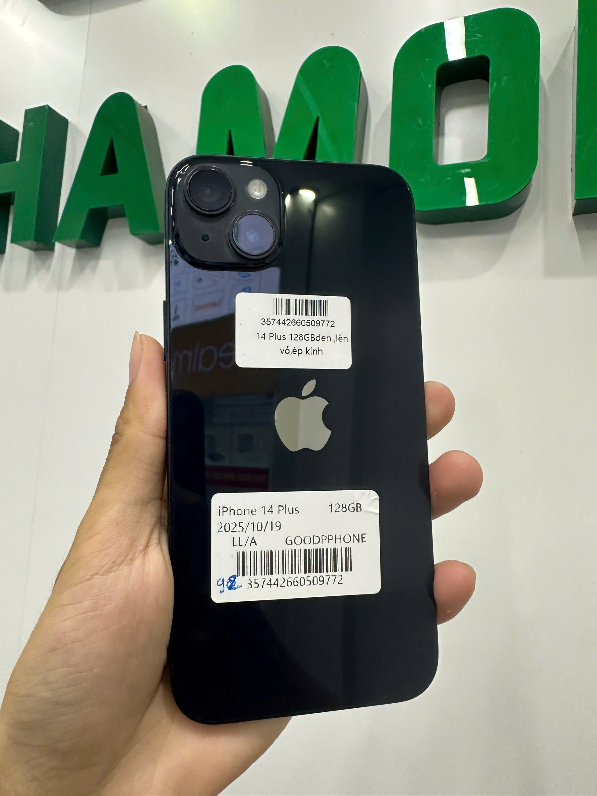 ĐTDĐ Apple iPhone 14 Plus 128GB Black - Cũ 