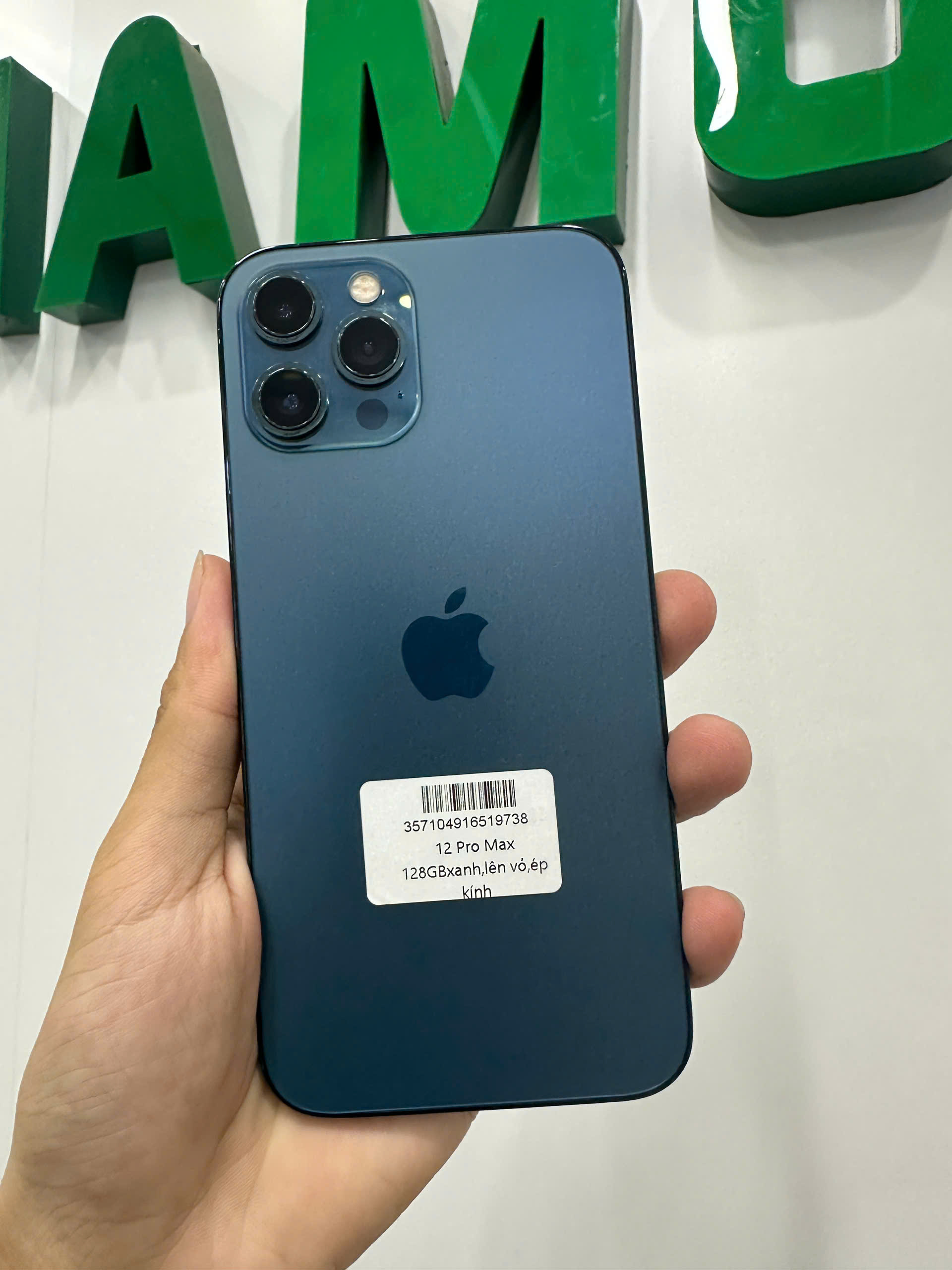 ĐTDĐ Apple iPhone 12 Pro Max 128GB Pacific Blue - Cũ 