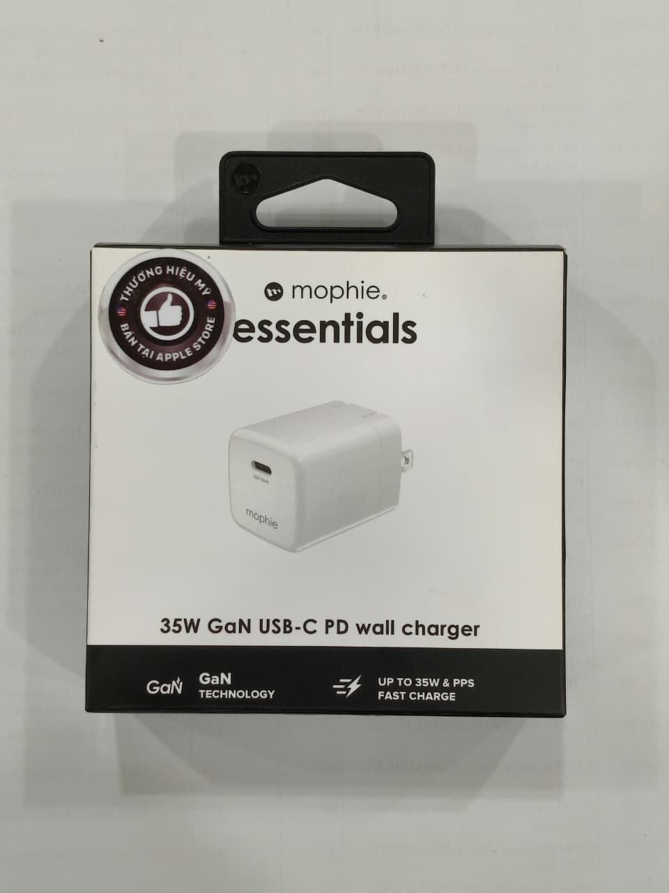 Sạc mophie Essentials 35W 1C GaN White