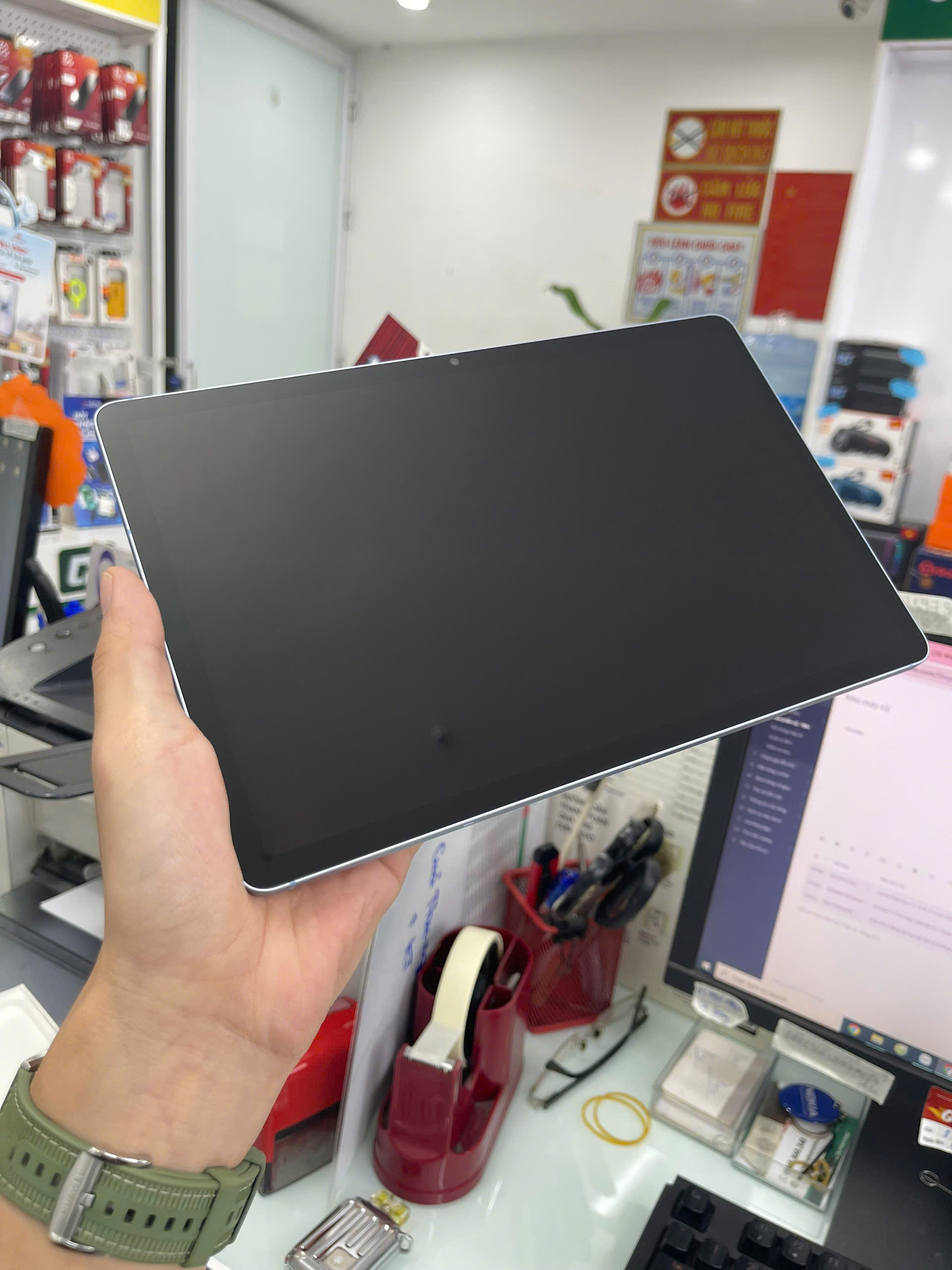 Máy tính bảng Samsung Tab S10 FE Wifi, SM-X520, 128GB, Xanh - R52Y705EMHF - X520NLBAXXV