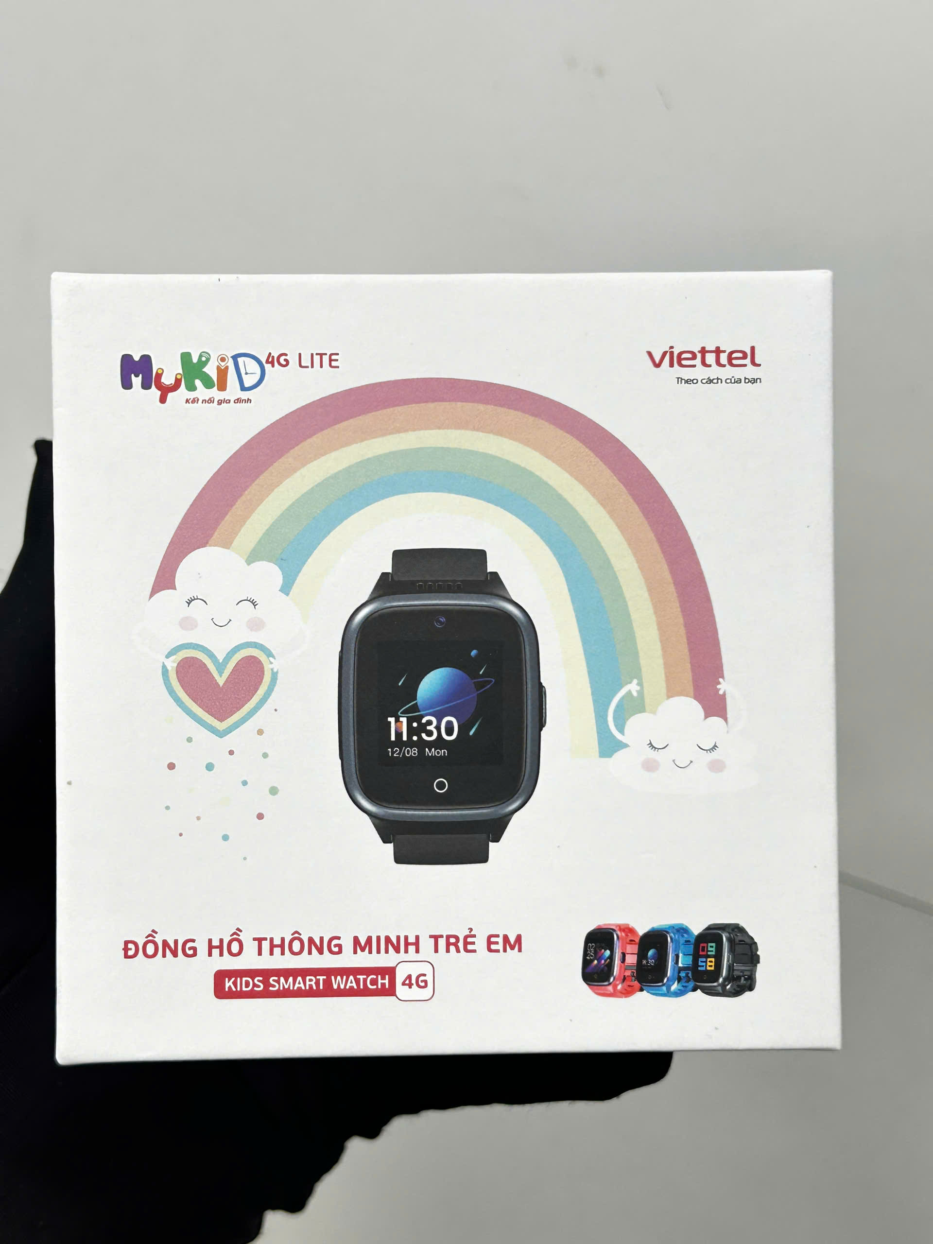 Đồng hồ thông minh trẻ em MyKid 4G Lite, màu Đen - 867798044757608 - KID4LD