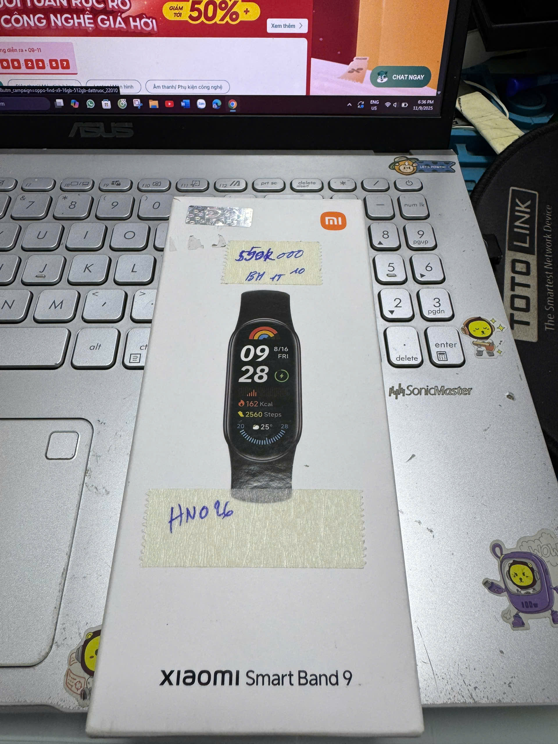 VÒNG ĐEO TAY THÔNG MINH (BAND) Xiaomi Smart Band 9 - TN