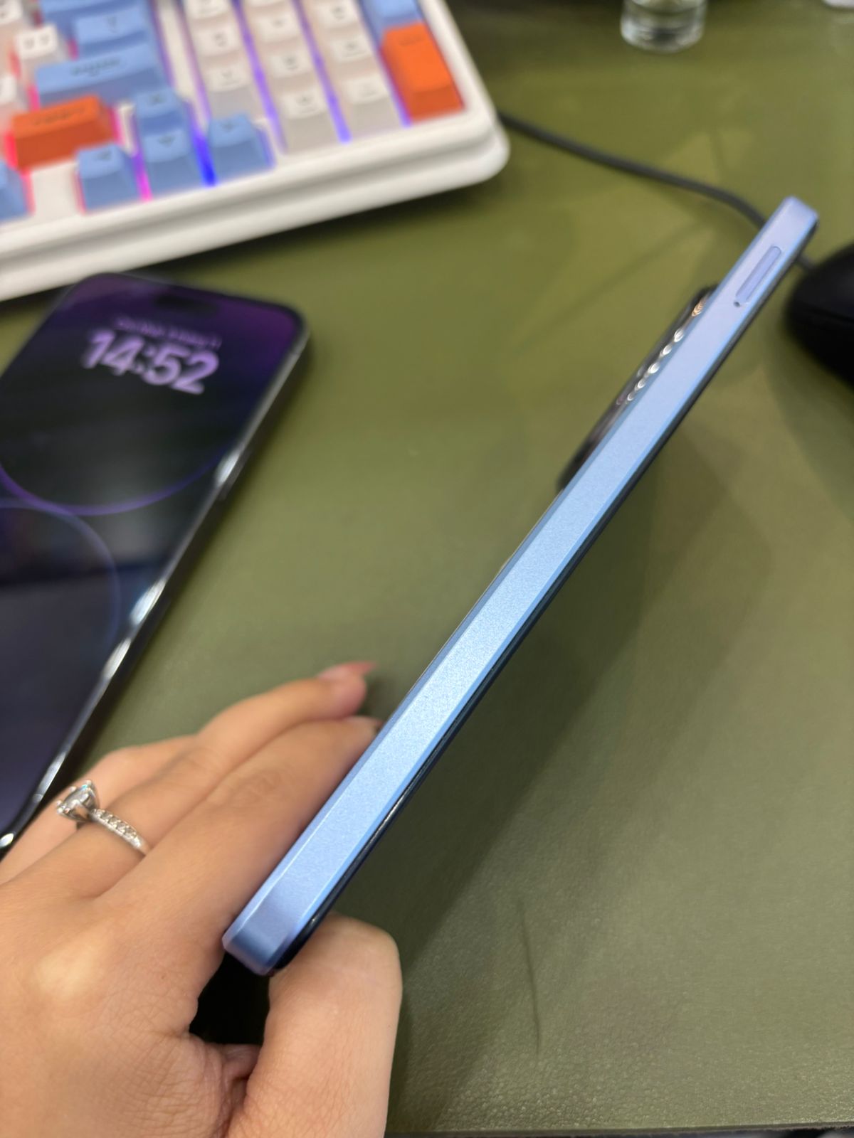 ĐIỆN THOẠI DI ĐỘNG (TEL) REDMI A3 6.708"/MTK Helio G36/3G/64G/8MP AI Dual /5MP/5000mAh(23129RN51X)/XANH DƯƠNG