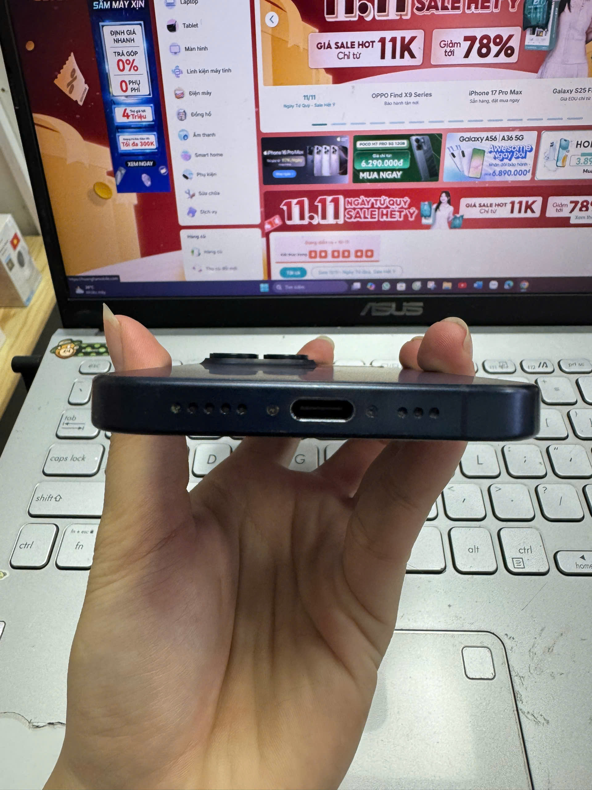 ĐTDĐ Apple iPhone 15 Pro 128GB Blue Titanium_MTV03VN/A 