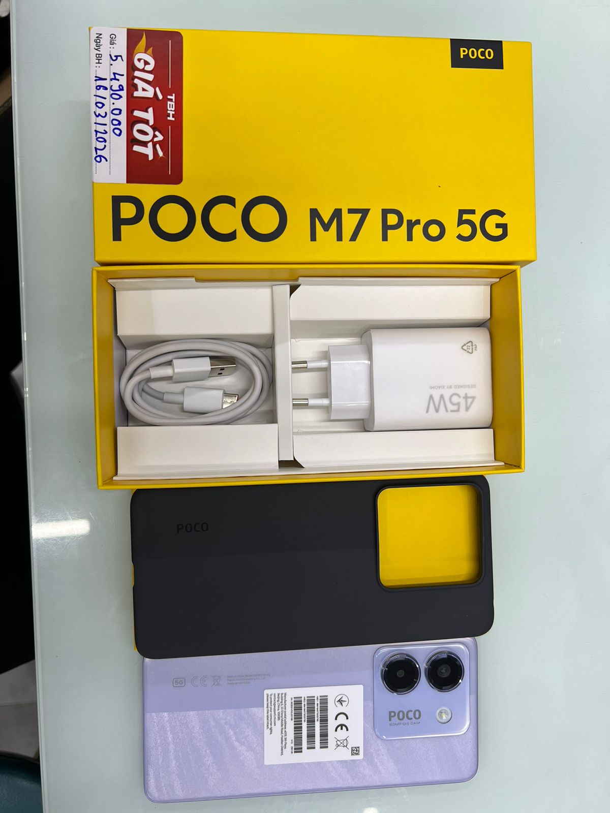 Điện thoại di động POCO M7 Pro 5G Purple 12GB RAM 256GB ROM (6932554431556)