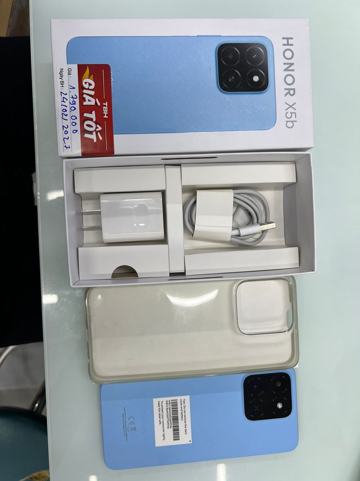 Điện thoại thông minh Honor X5b (4+64GB)-Xanh dương (Ocean Blue)