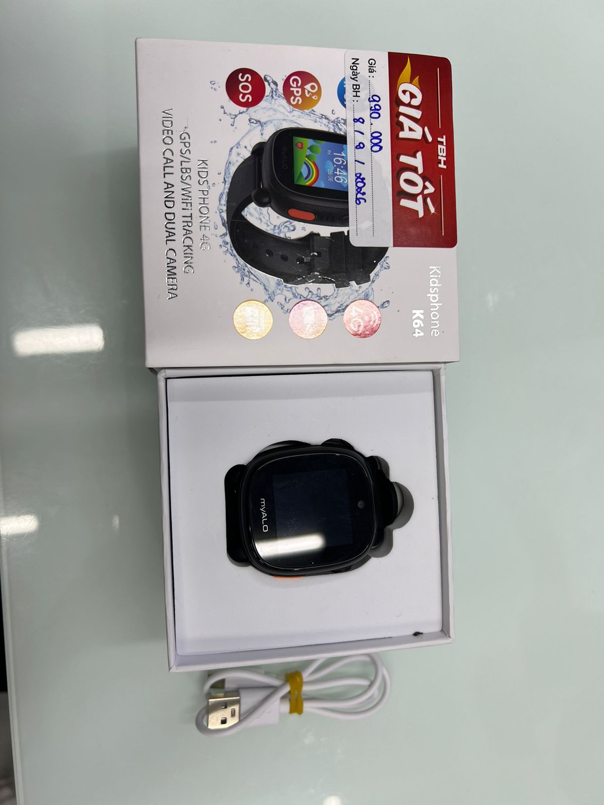 Điện thoại thông minh đeo tay trẻ em myALO Kidsphone K64