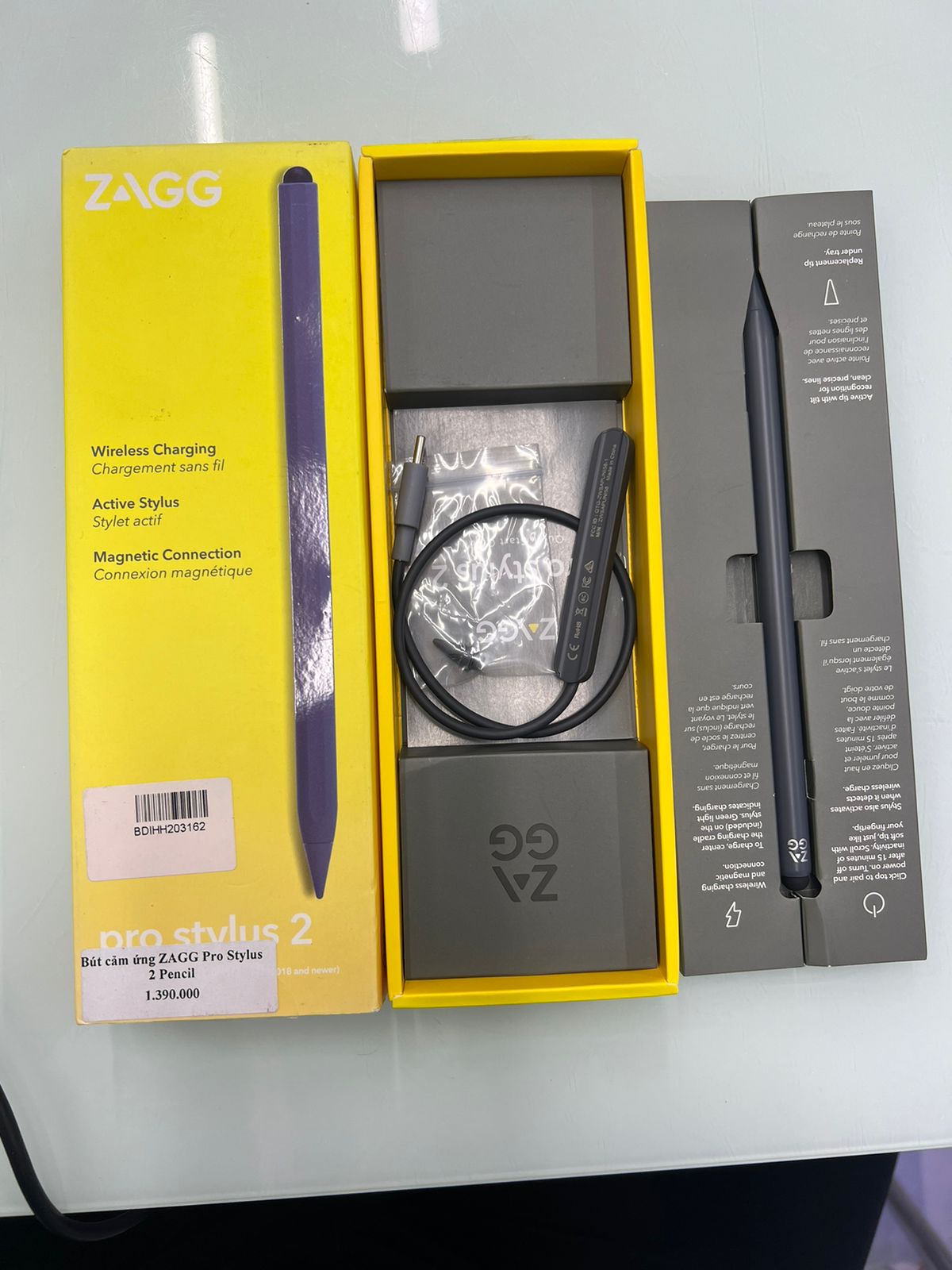 Bút cảm ứng ZAGG - Pro Stylus 2 - Gray - 109912139 - BDIHH203162 - ZASTY2G