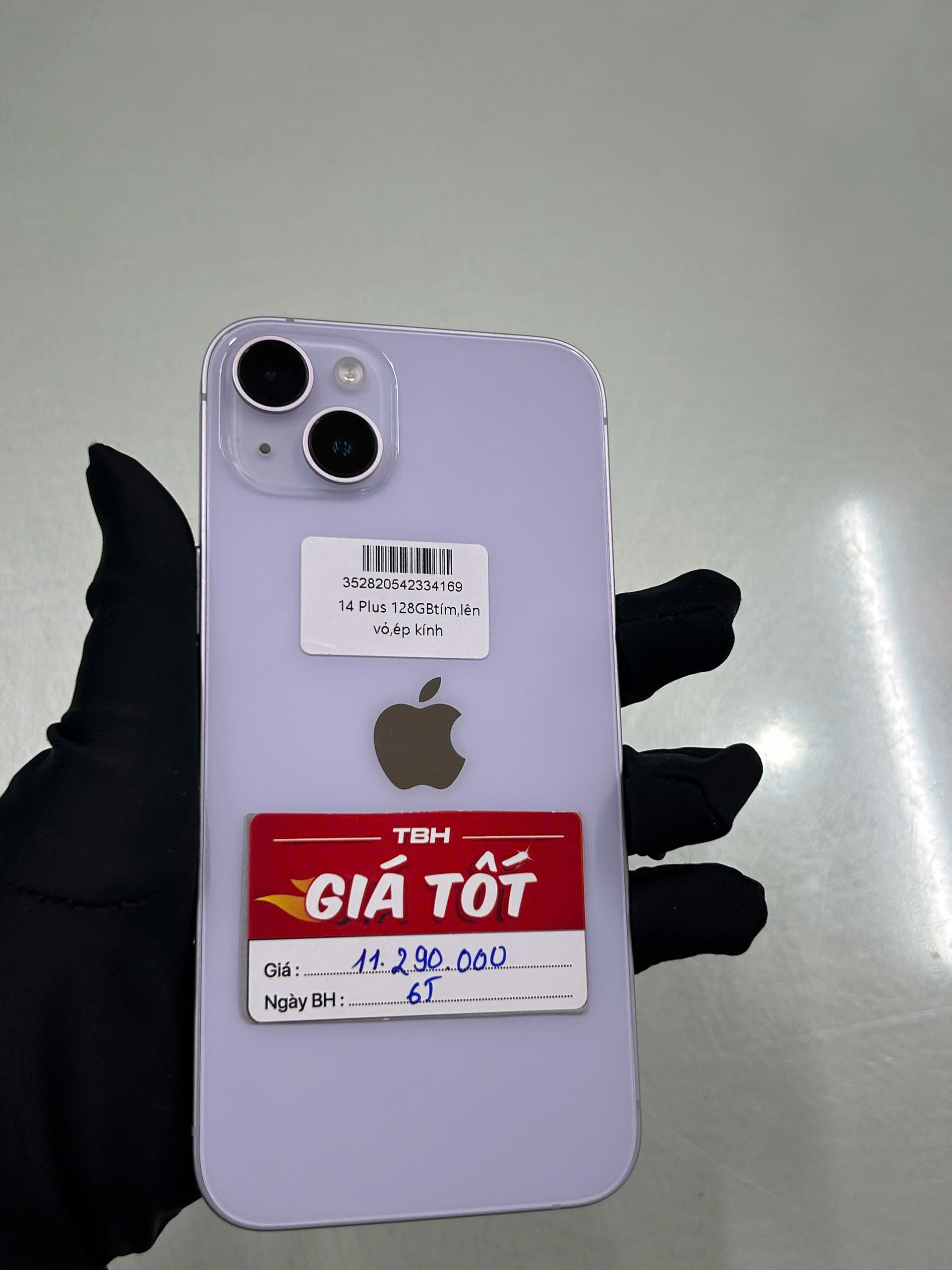 ĐTDĐ Apple iPhone 14 Plus 128GB Purple - Cũ - 352820542334169 - IP14CPL128P