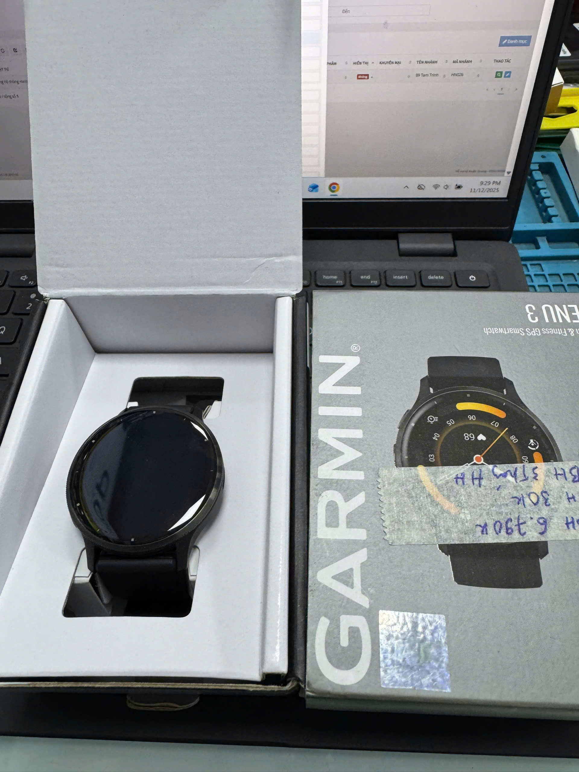 Đồng hồ thông minh Garmin Venu 3 GPS, Demo (Đen Xám)
