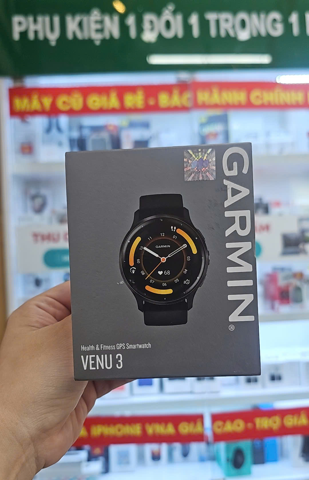 Đồng hồ thông minh Garmin Venu 3 GPS, (Đen Xám) - Cũ
