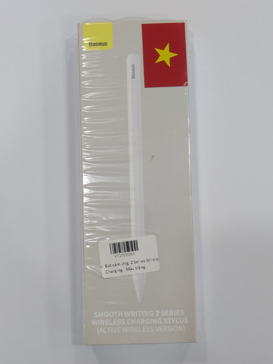 Bút cảm ứng hiệu Baseus Smooth Writing 2 Series Wireless Charging - Màu trắng