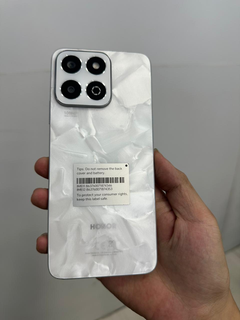 ĐTDĐ Honor X7c Moonlight White