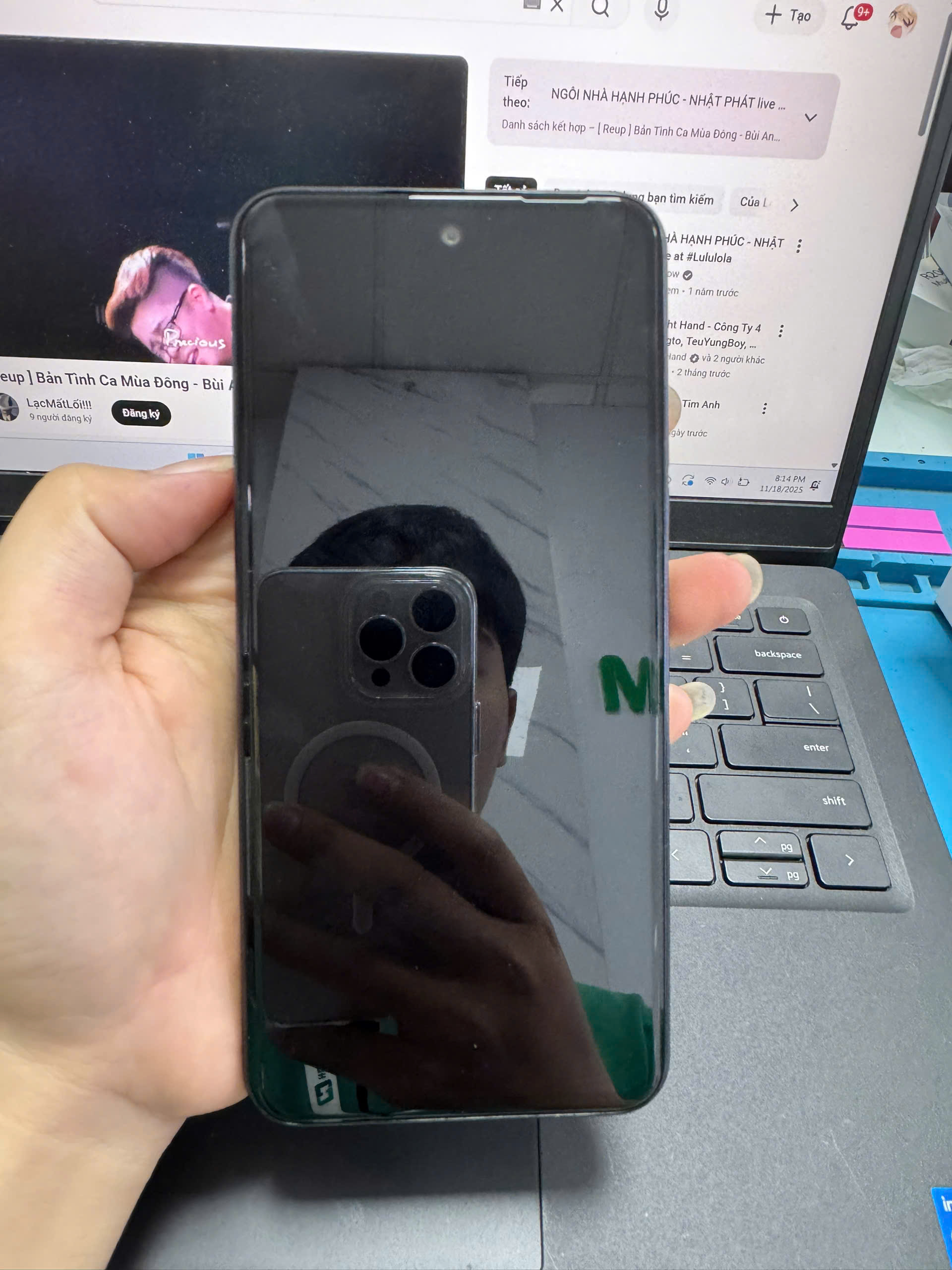 Điện thoại di động Tecno KM5n (Tecno Spark 40) 128+6, màu Đen Sao Sa