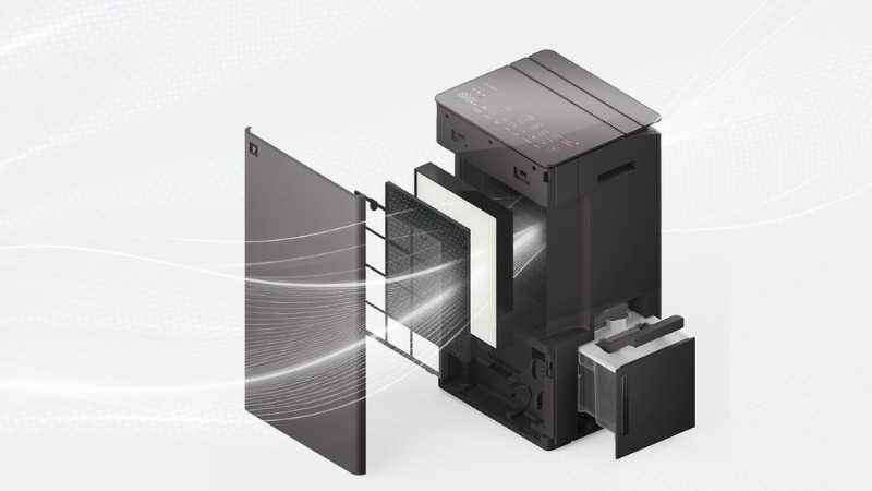 Dung tích bình chứa 4.5 lít tiện dụng.