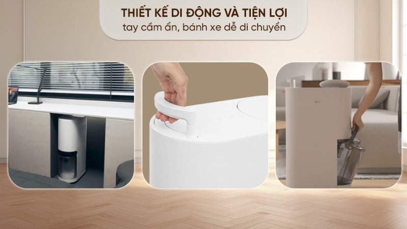 Thiết kế hiện đại và tiện lợi.