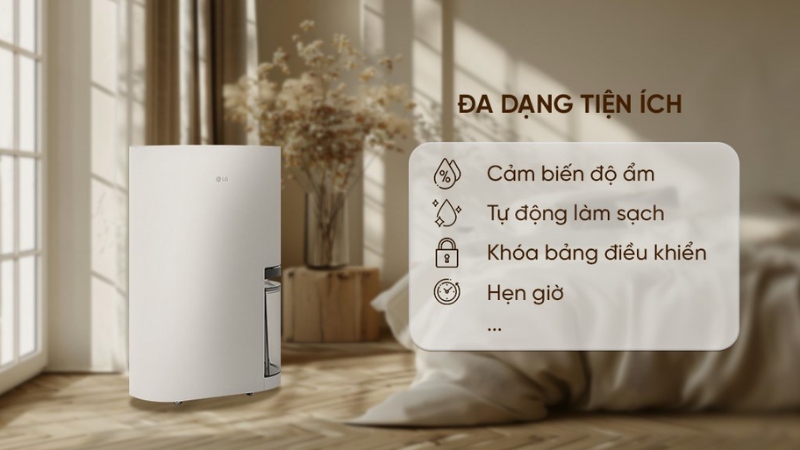 Khả năng tự động duy trì độ ẩm.