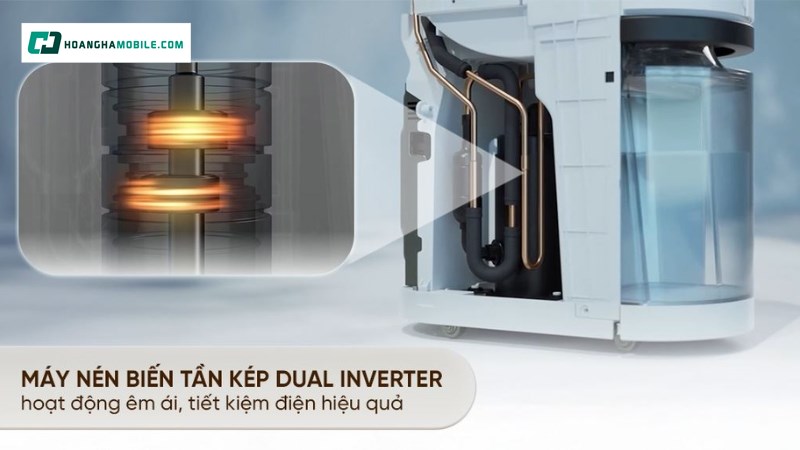 Chế độ vận hành êm ái và tiết kiệm điện. Chế độ vận hành êm ái và tiết kiệm điện.