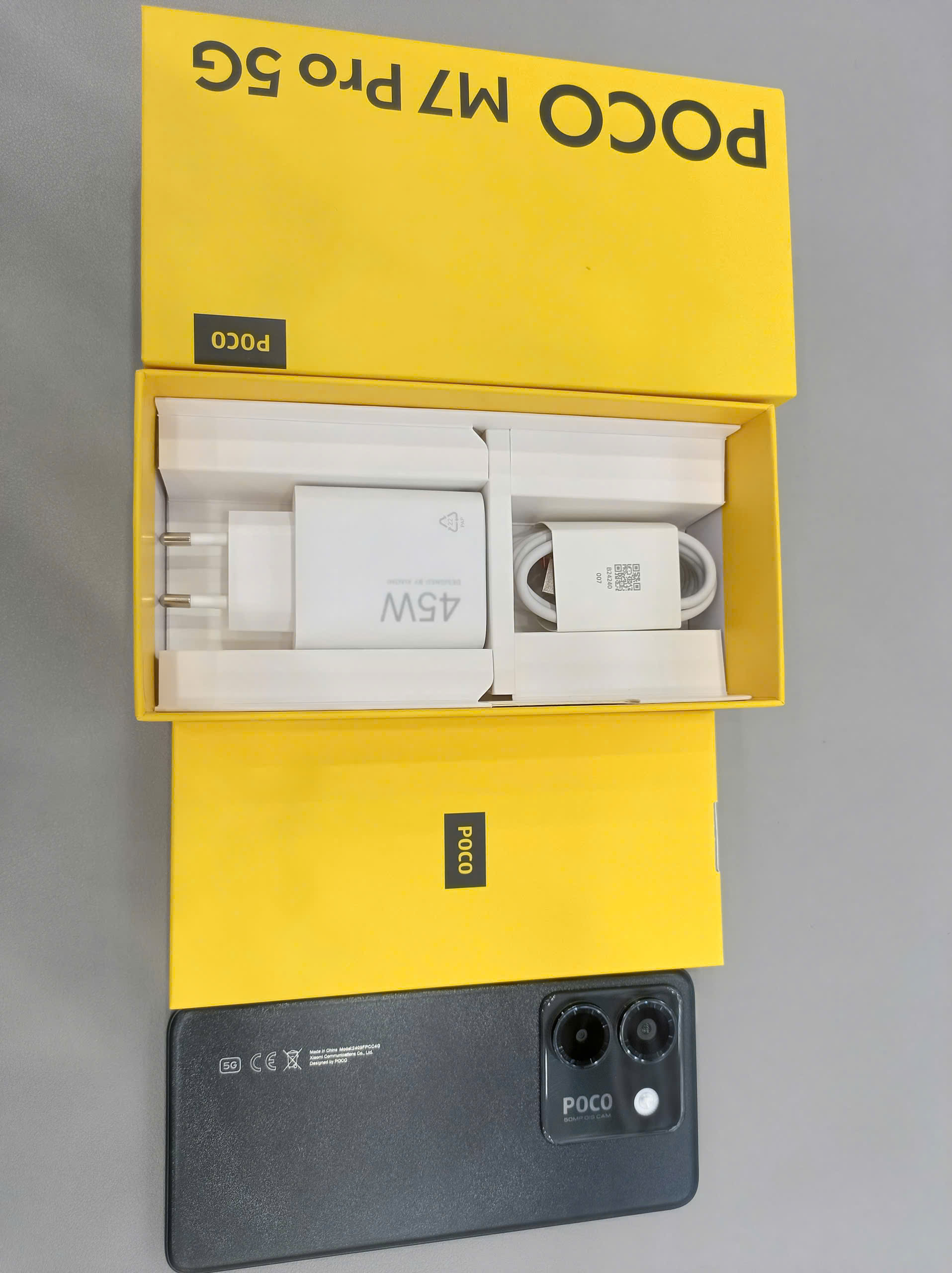 Điện thoại di động POCO M7 Pro 5G Black 12GB RAM 512GB ROM (6932554461676)