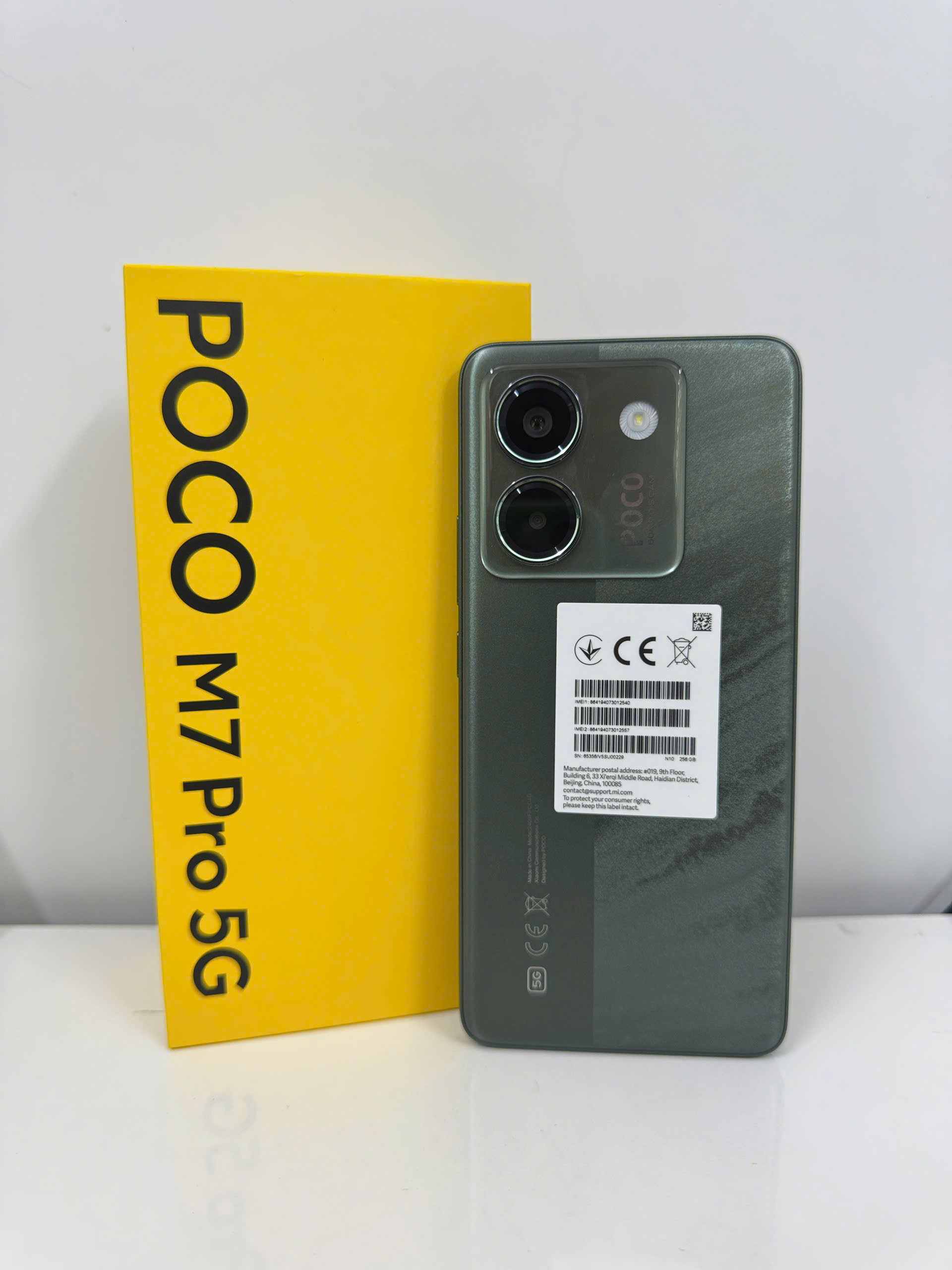 Điện thoại di động POCO M7 Pro 5G Green 12GB RAM 256GB ROM- TBH